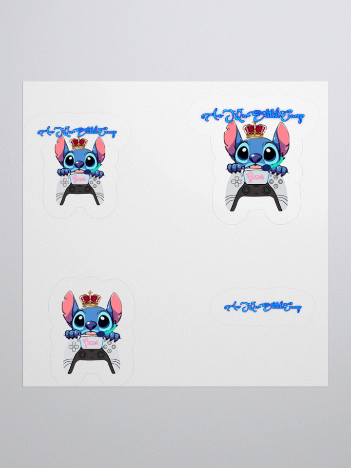 Royal Gamer Stitch Stickers product image (2)