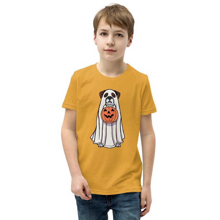 Halloween Boxer(Brindle) Youth T-Shirt product image (1)