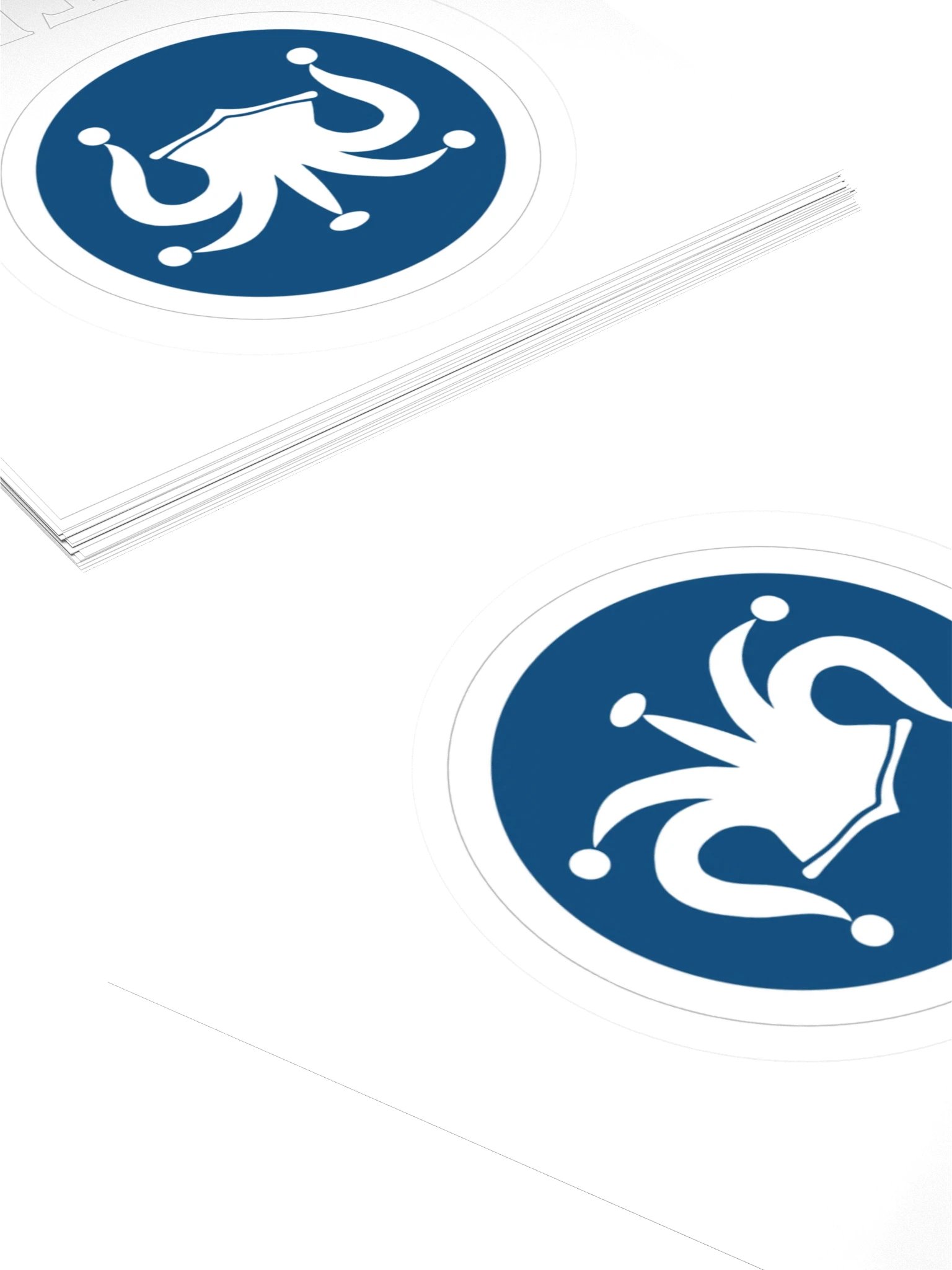 TTF White Logo Sticker product image (4)