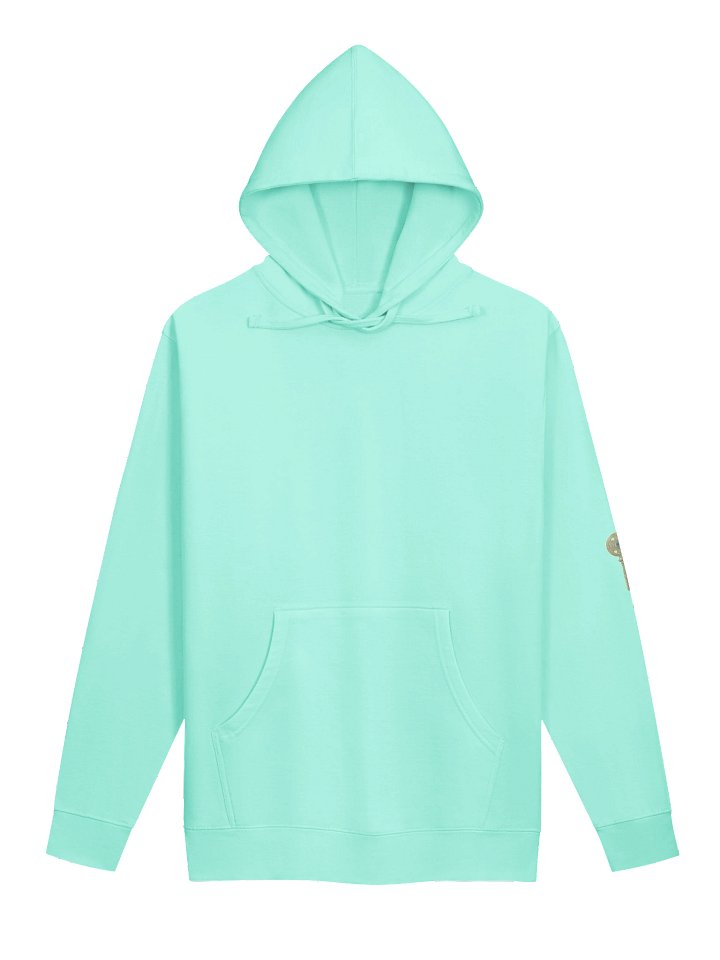 The Gatekeeper’s Key – Mint Reverse Edition (Back + Left Sleeve Print) | Unisex Midweight Hoodie product image (1)