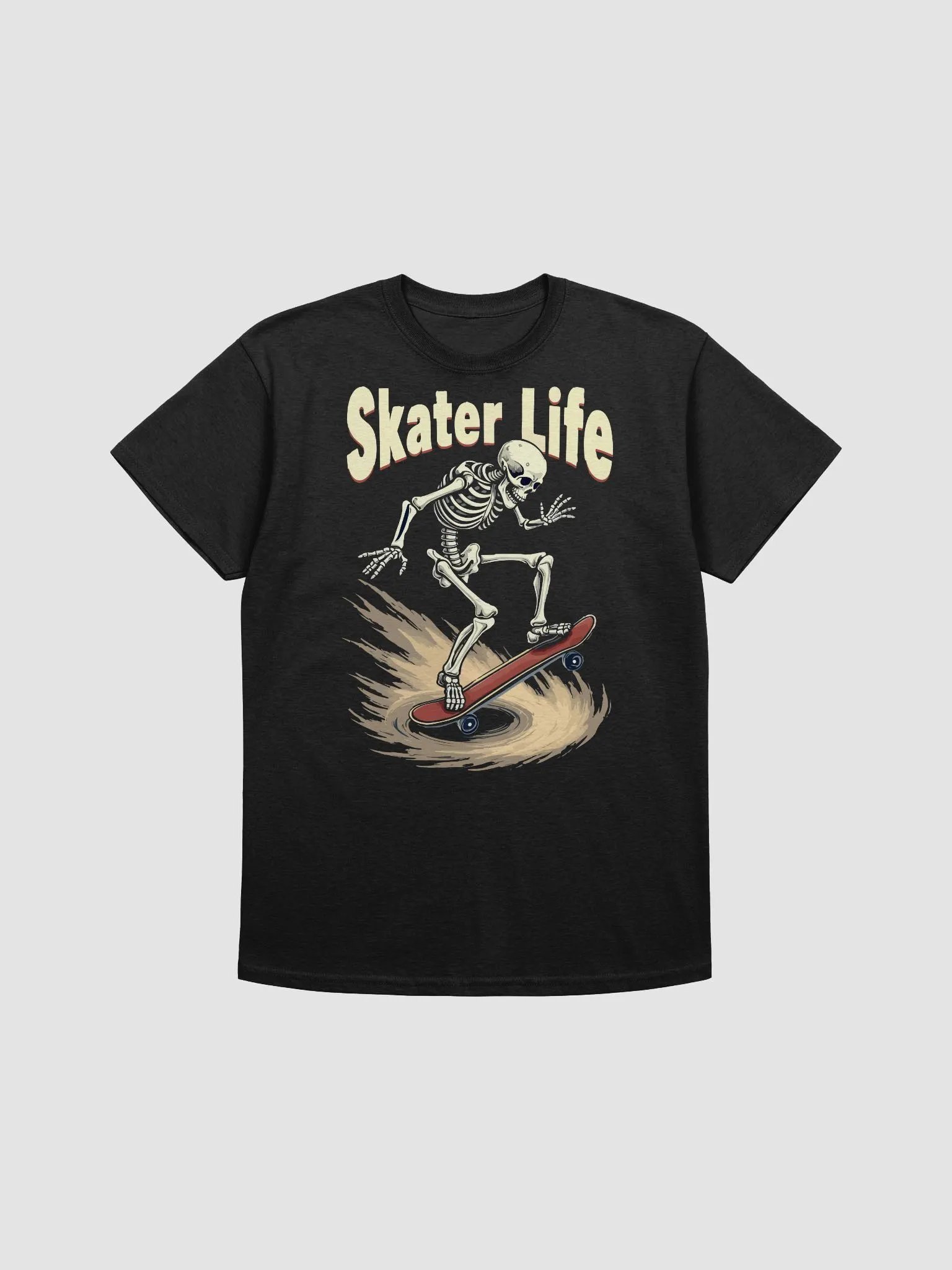 Skater Life Skeleton T-Shirt product image (1)
