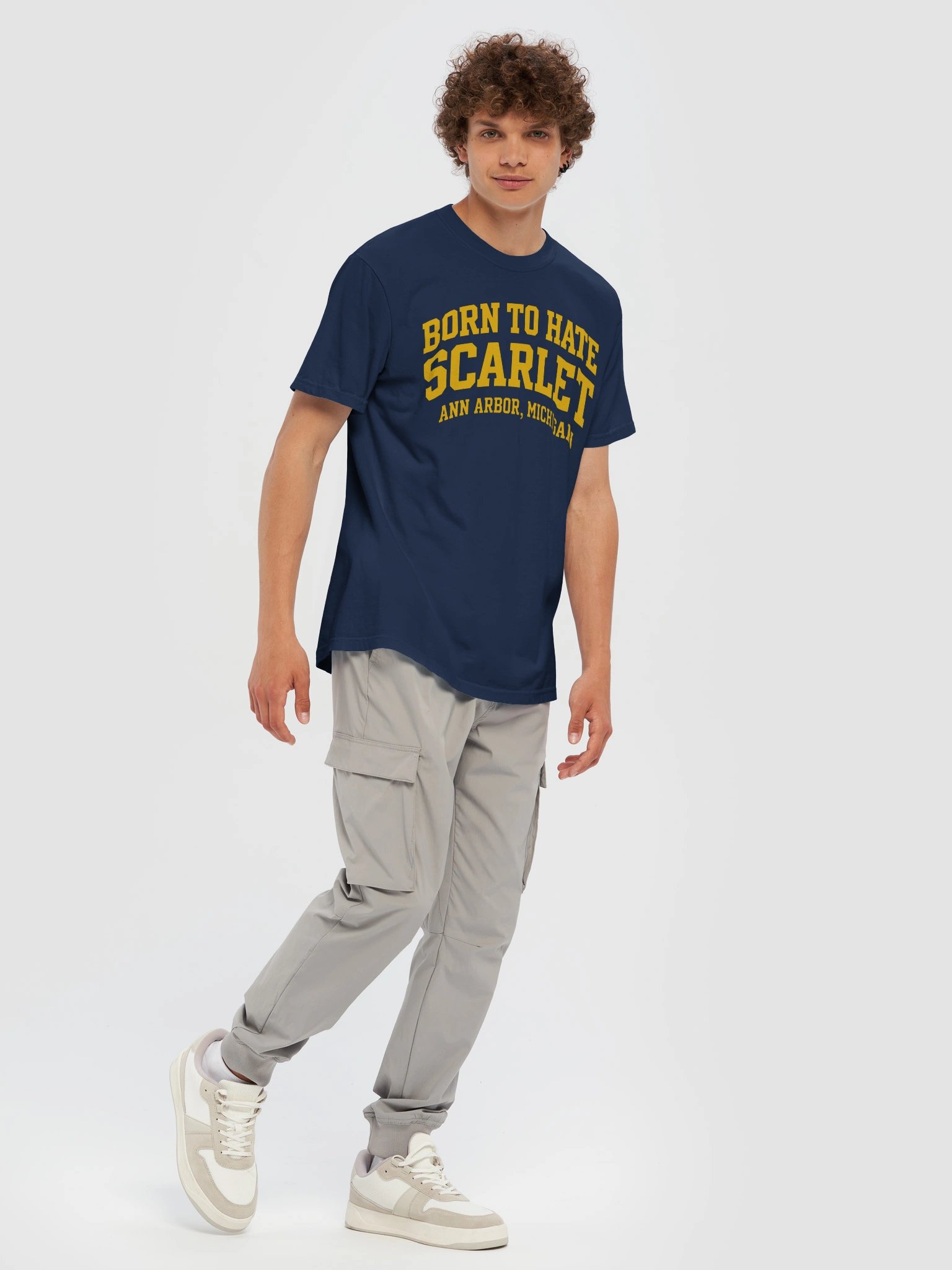 Michigan Born To Hate Scarlett T-Shirt product image (13)