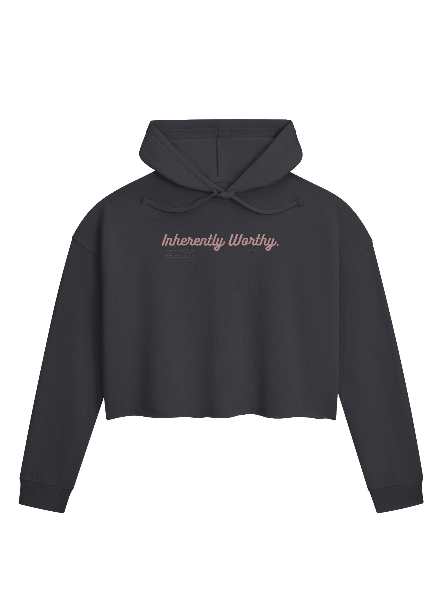 Inherently Worthy™ Signature Crop Hoodie product image (1)