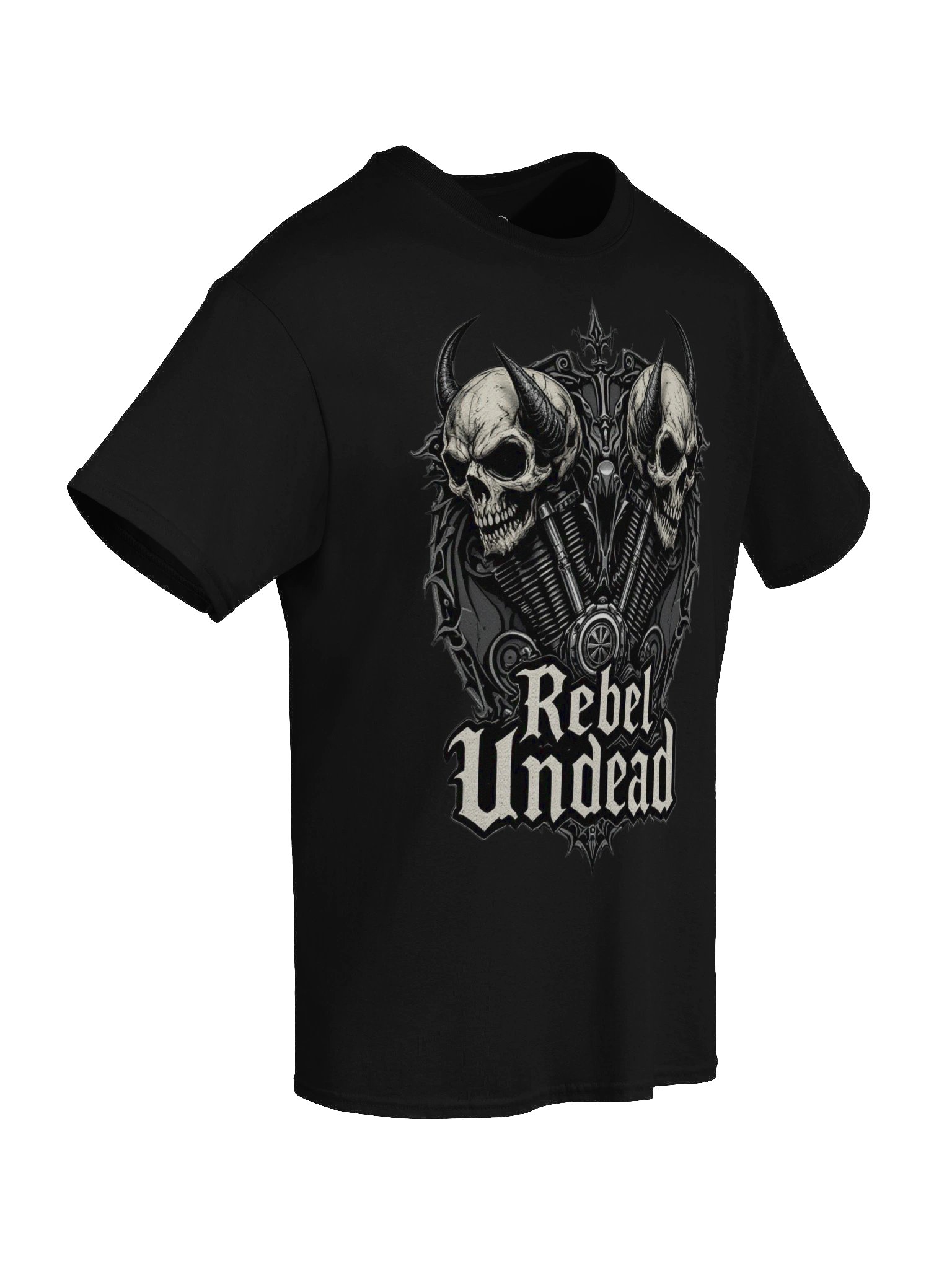 Rebel Undead V-Twin Terror T-Shirt product image (50)