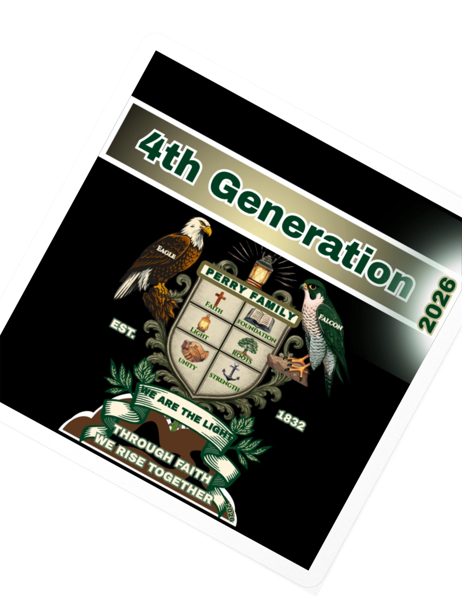 4th Generation Perry Family Reunion 2026 Stickers – Legacy Edition product image (2)