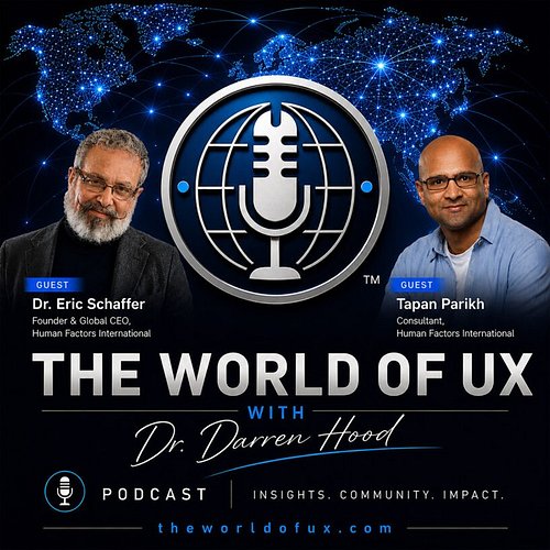 Episode 320 of The World of UX is now available!

In a return to the Talkin' Shop series, Dr. Darren hosts Dr. Eric Schaffer ...