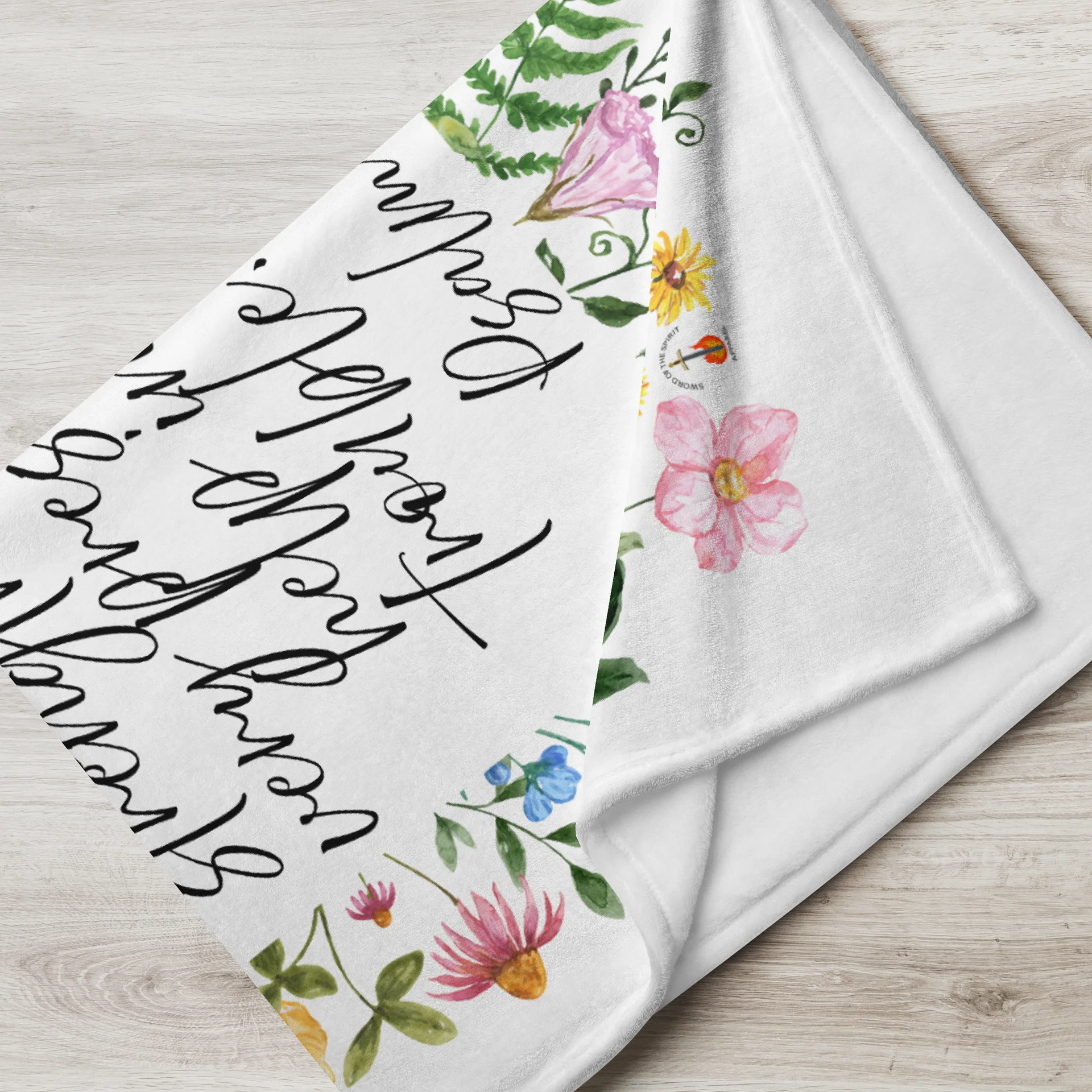 Psalm 46:1 Throw Blanket product image (2)