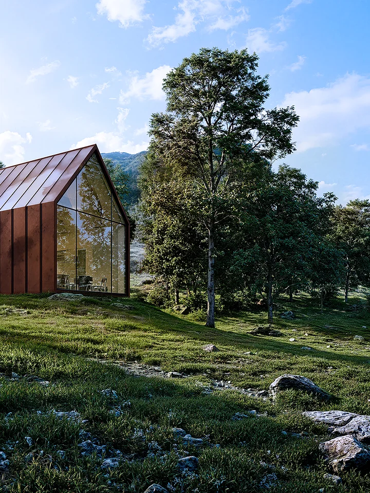 Modern Lodge (3D Model + D5 Render Scene) product image (2)