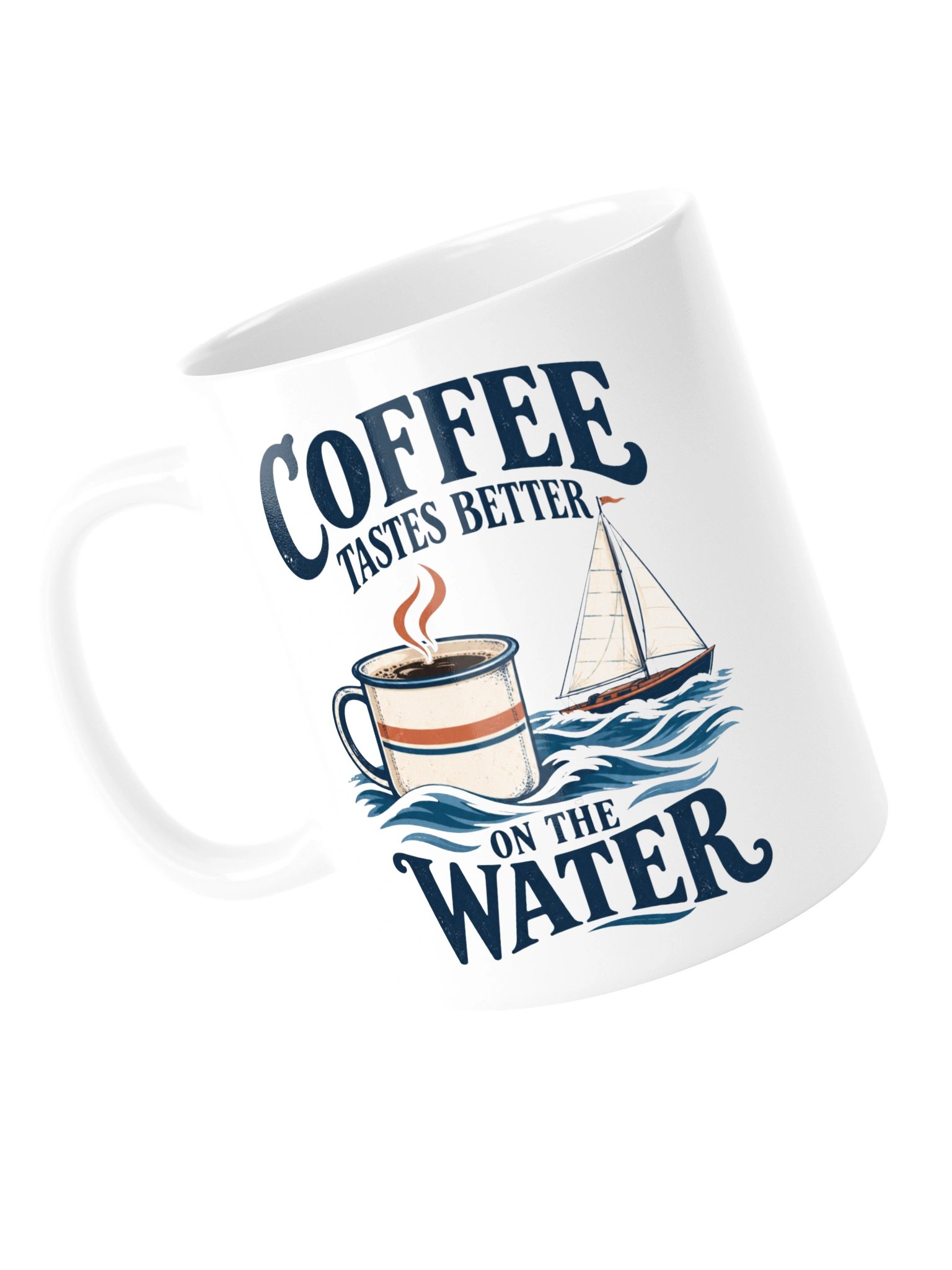 Coffee Tastes Better on the Water Mug product image (5)