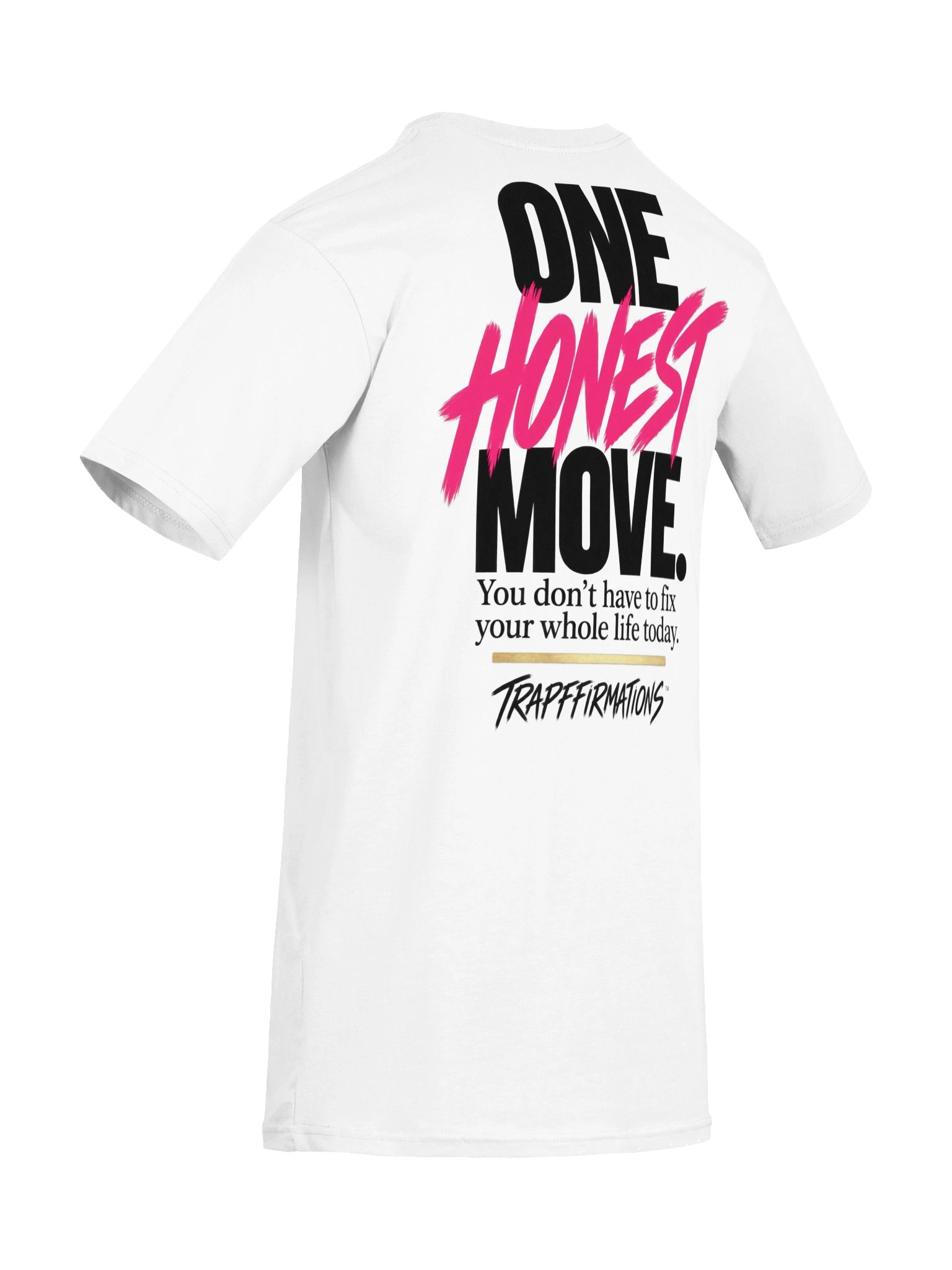 ONE HONEST MOVE. • The Reset Tee | White product image (12)