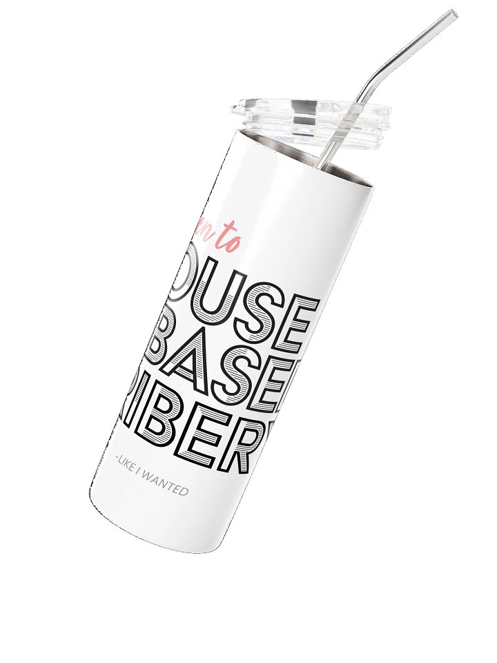 Mouse Based Bribery Stainless Steel Tumbler (White) product image (2)