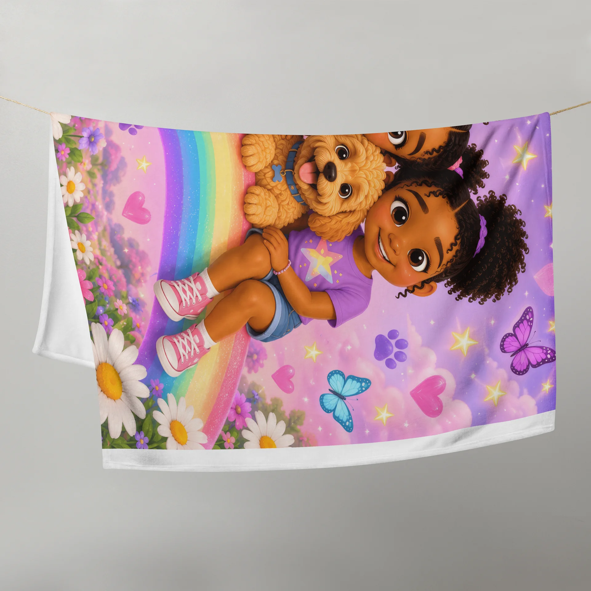 Kenni, Maddi & Biscuit Rainbow Adventure Throw product image (5)