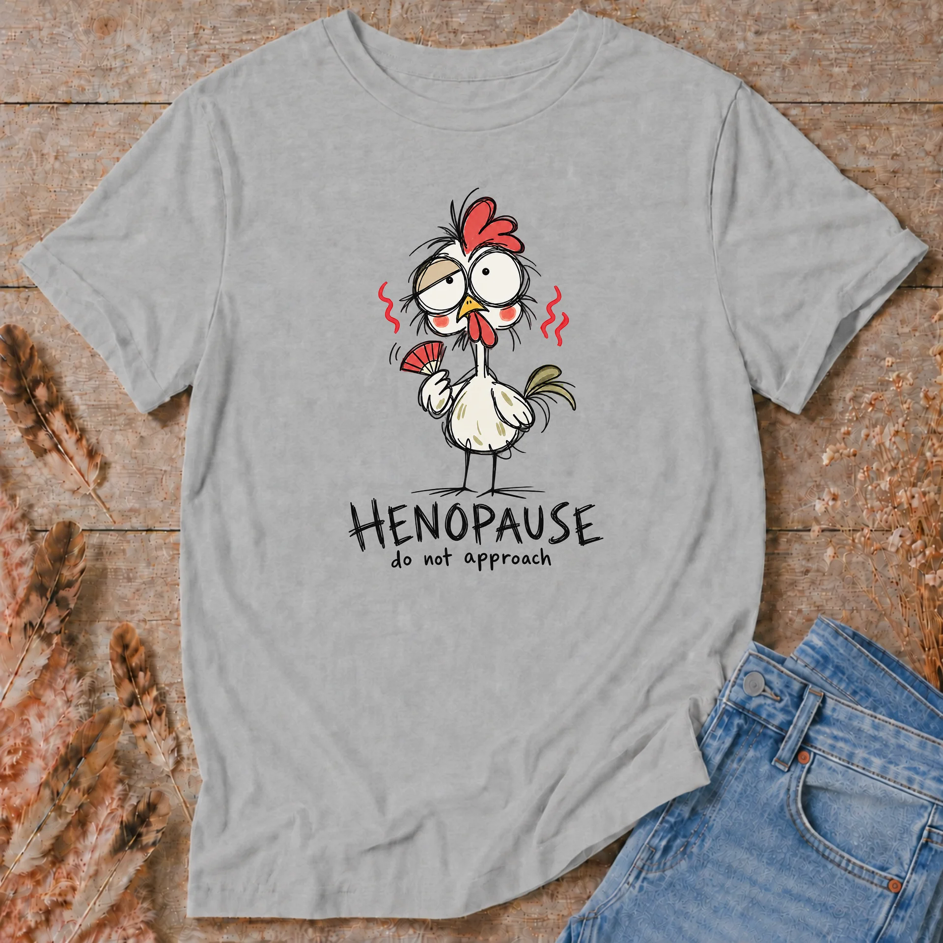 Henopause – Do Not Approach T-Shirt product image (2)