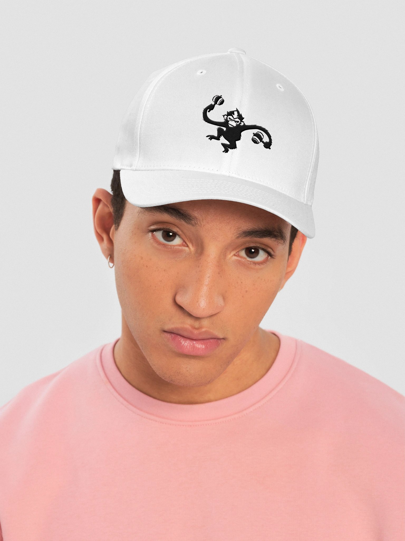 Monkey Hammered Cap - White product image (5)