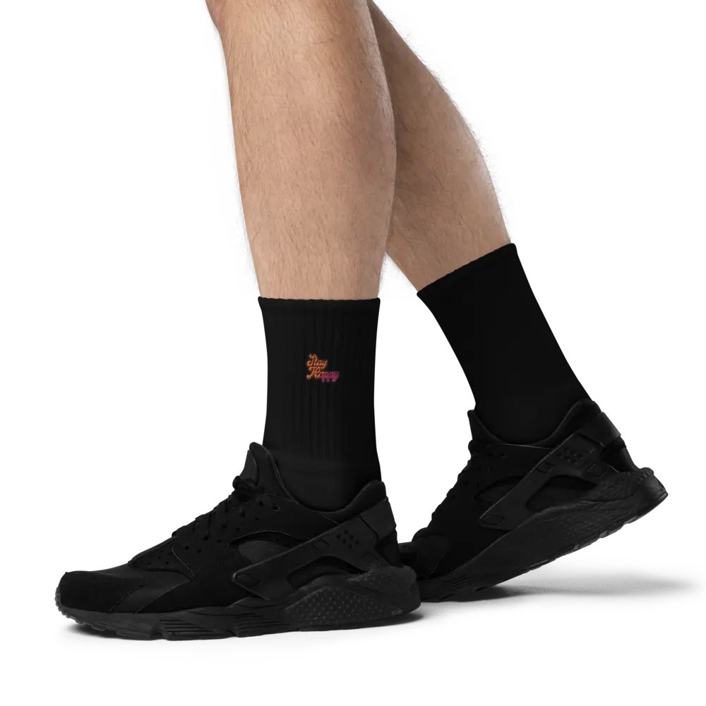 Stay Happy Crew Socks product image (5)