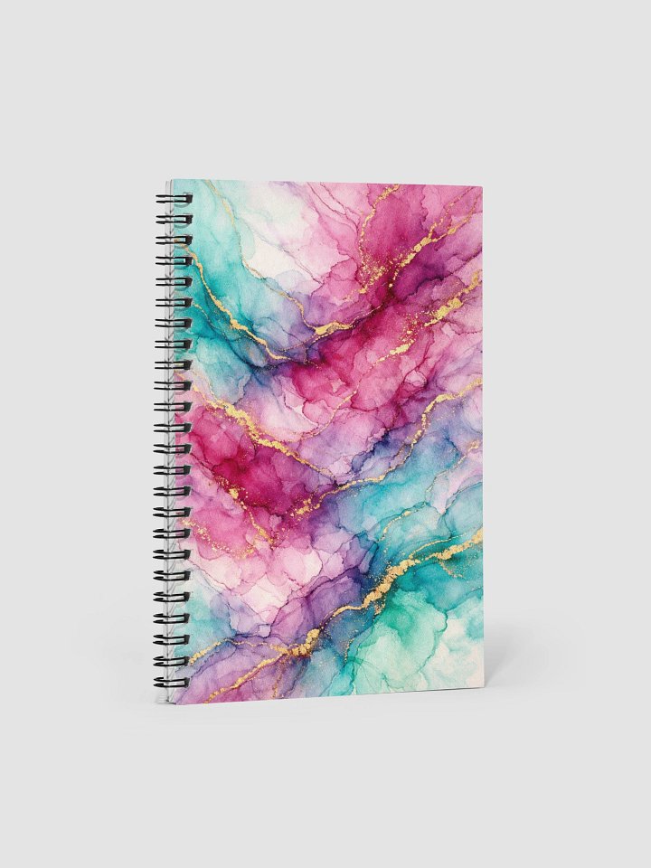 Vibrant Swirls Spiral Notebook product image (1)