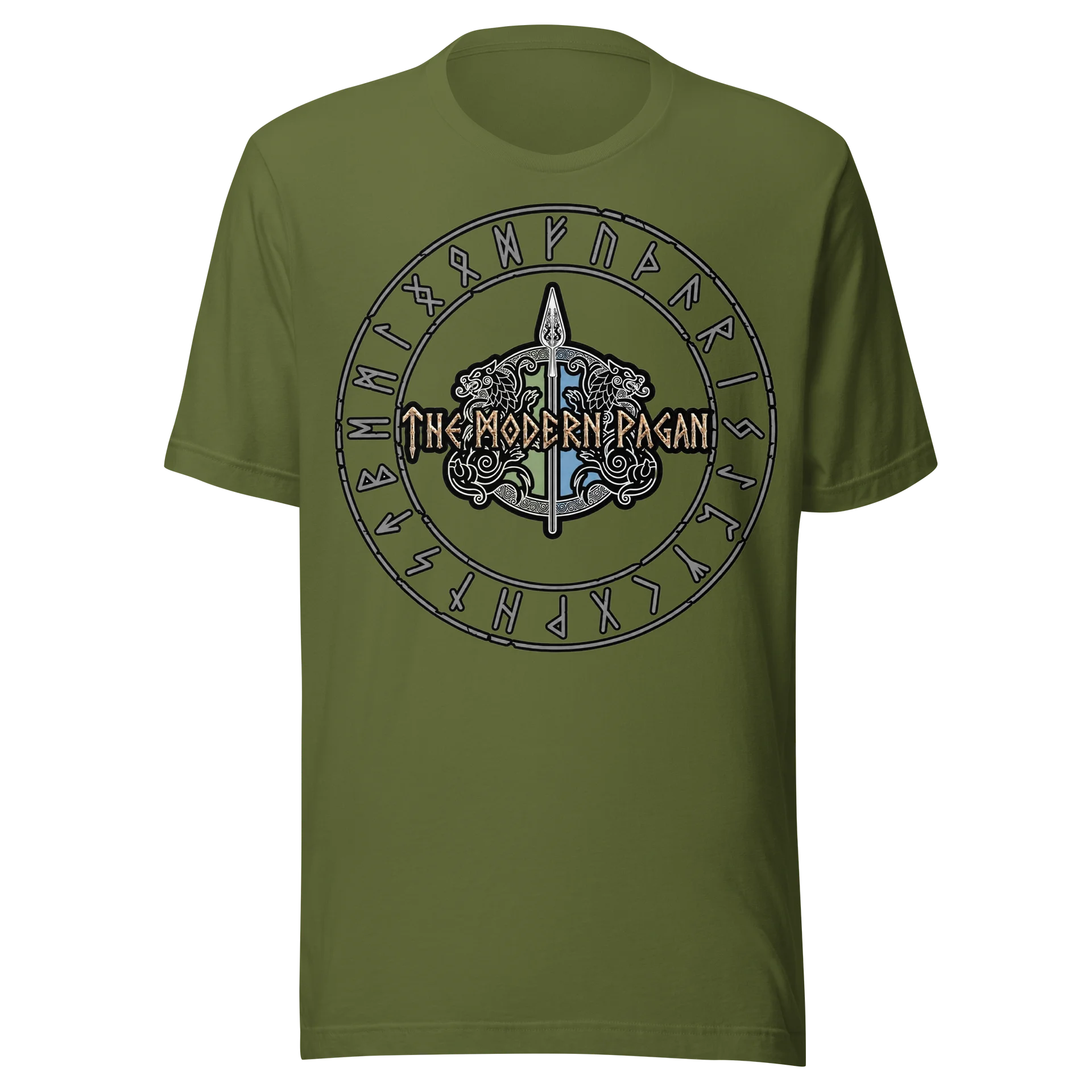TMP - Official Logo - Olive Green - T-shirt product image (1)