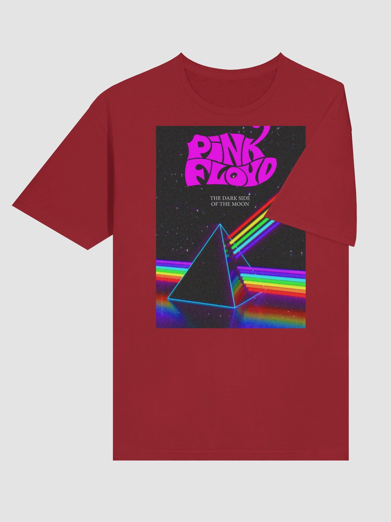 Pink Floyd Dark Side of the Moon T-Shirt | Psychedelic Prism Classic Rock Tee product image (4)