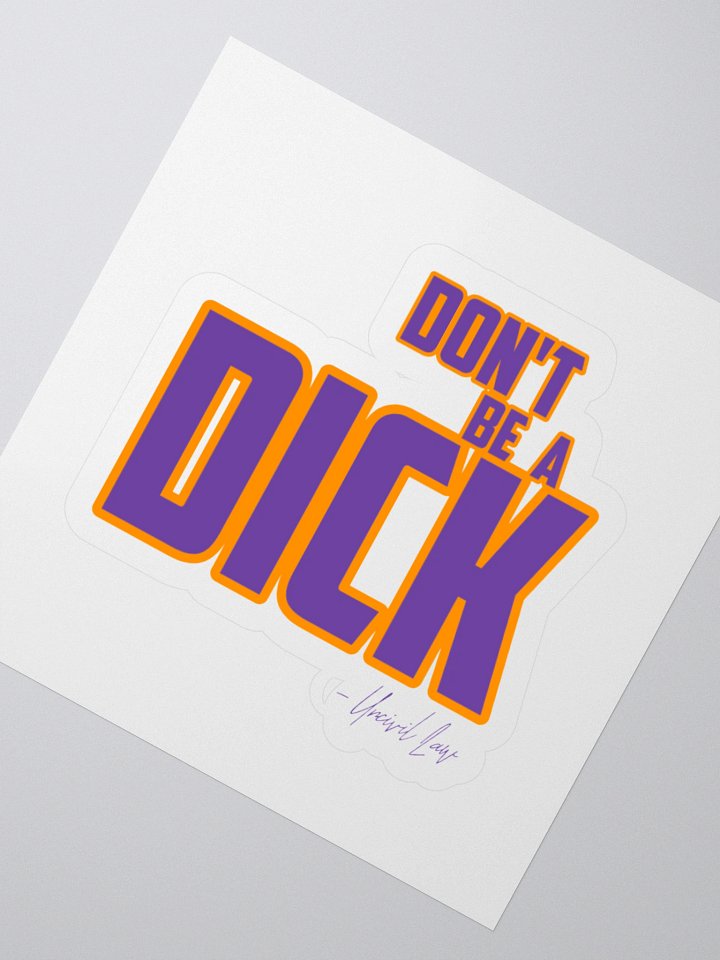 Don't be a d*ck (stick it!) product image (4)
