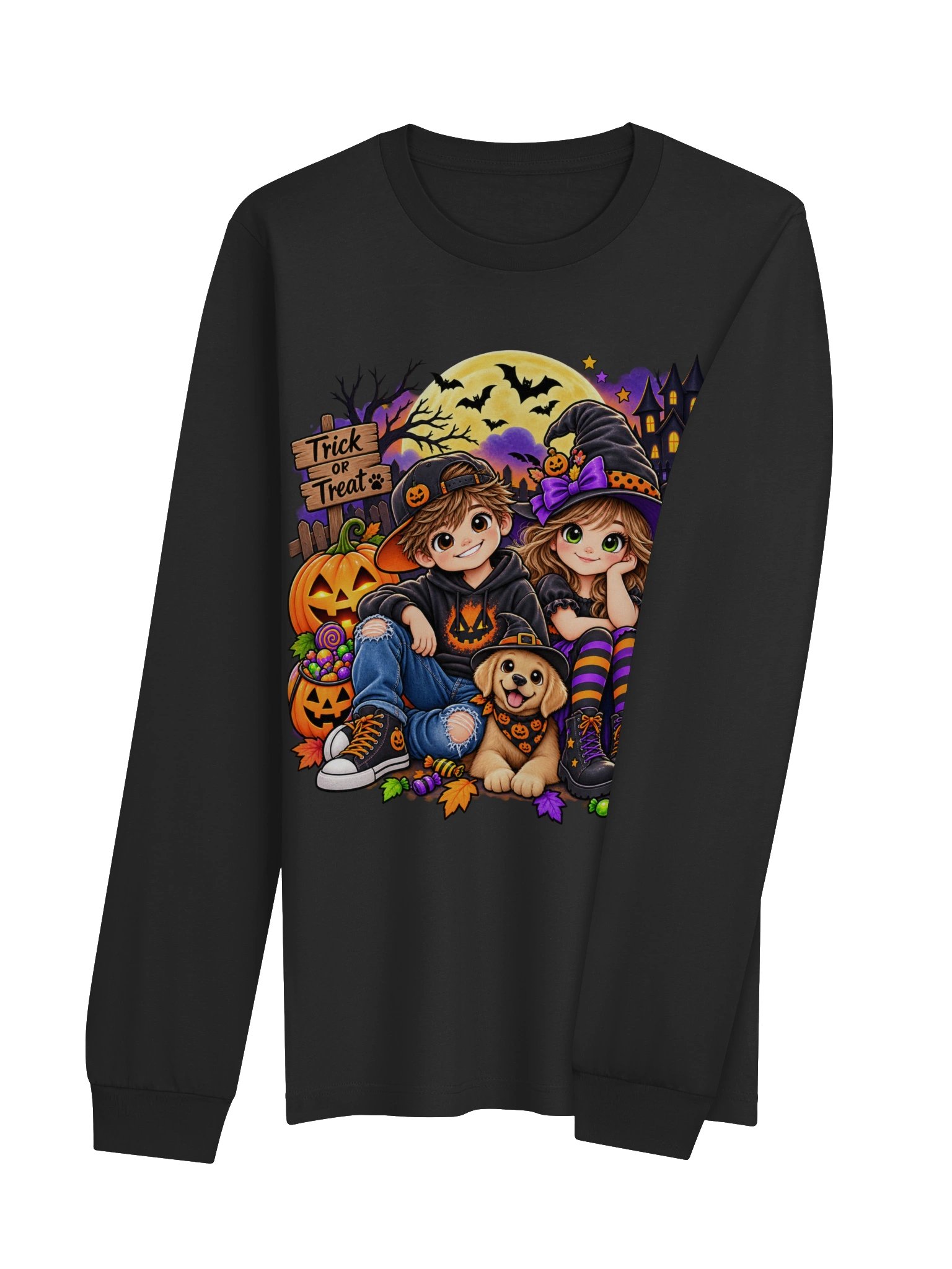 Halloween Friends & Pets Long Sleeve product image (2)