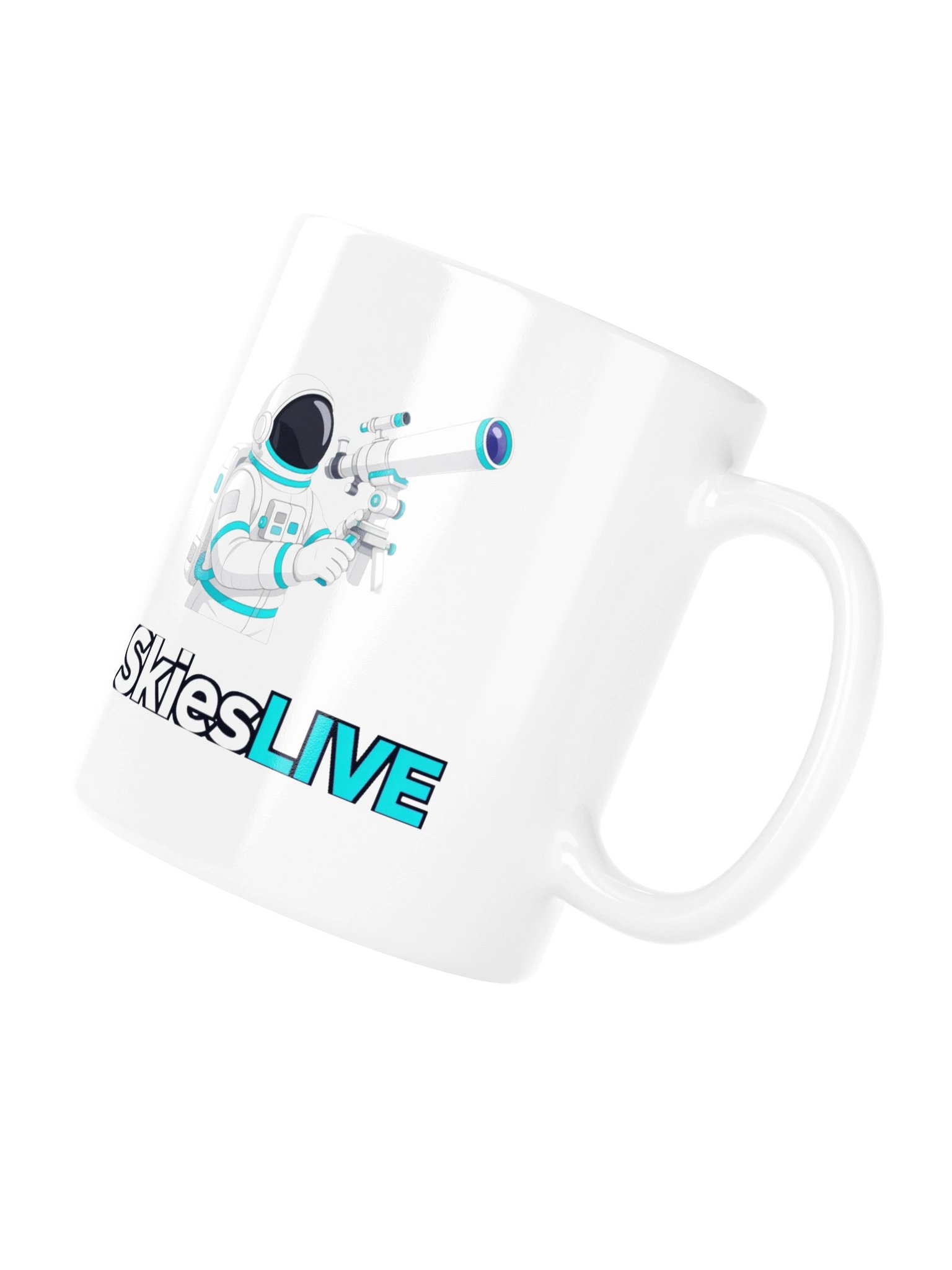 SkiesLIVE Astronaut Mug (White) product image (4)