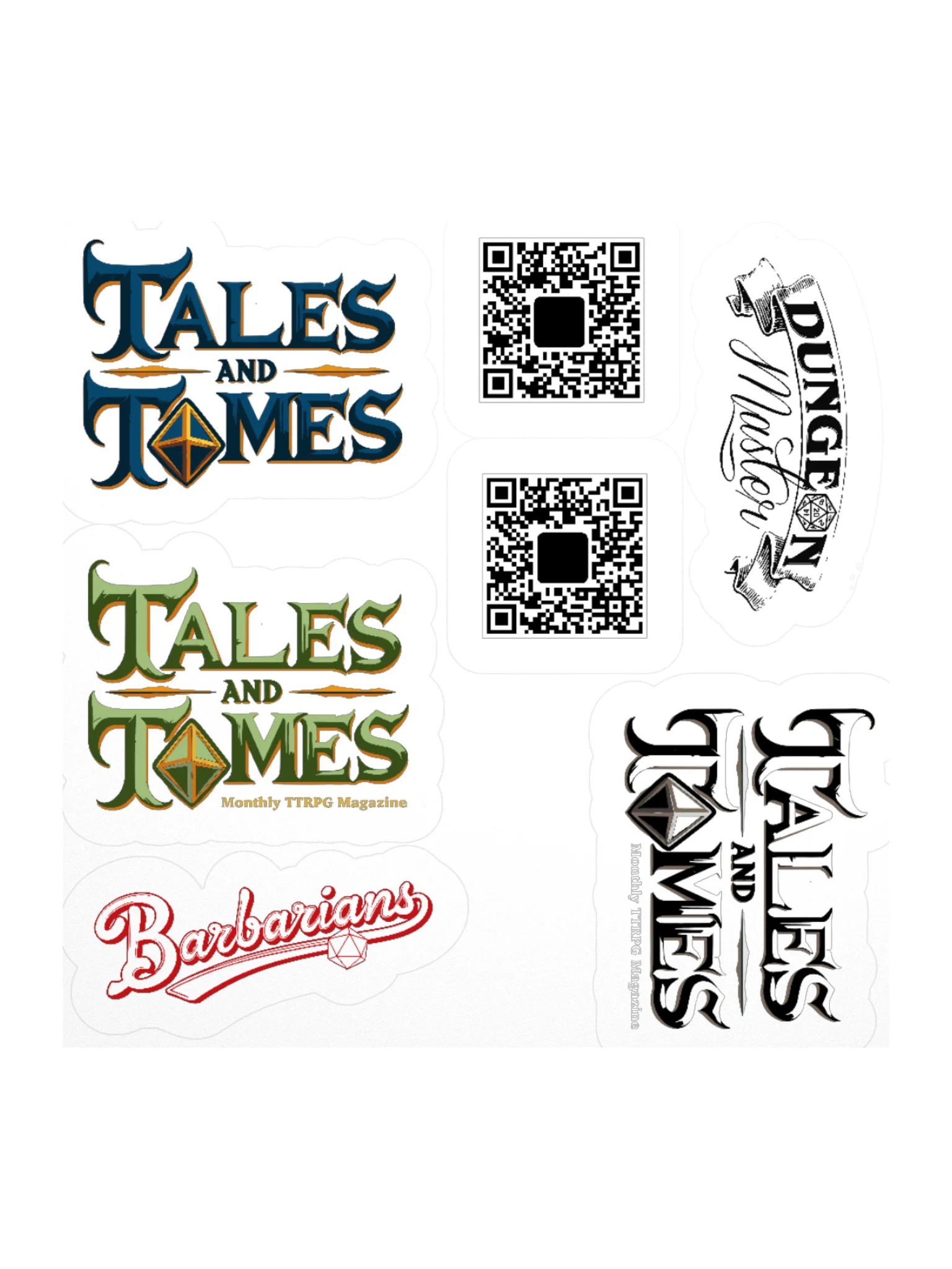 Tales & Tomes and more Stickers!! - Premium Vinyl Pack product image (3)