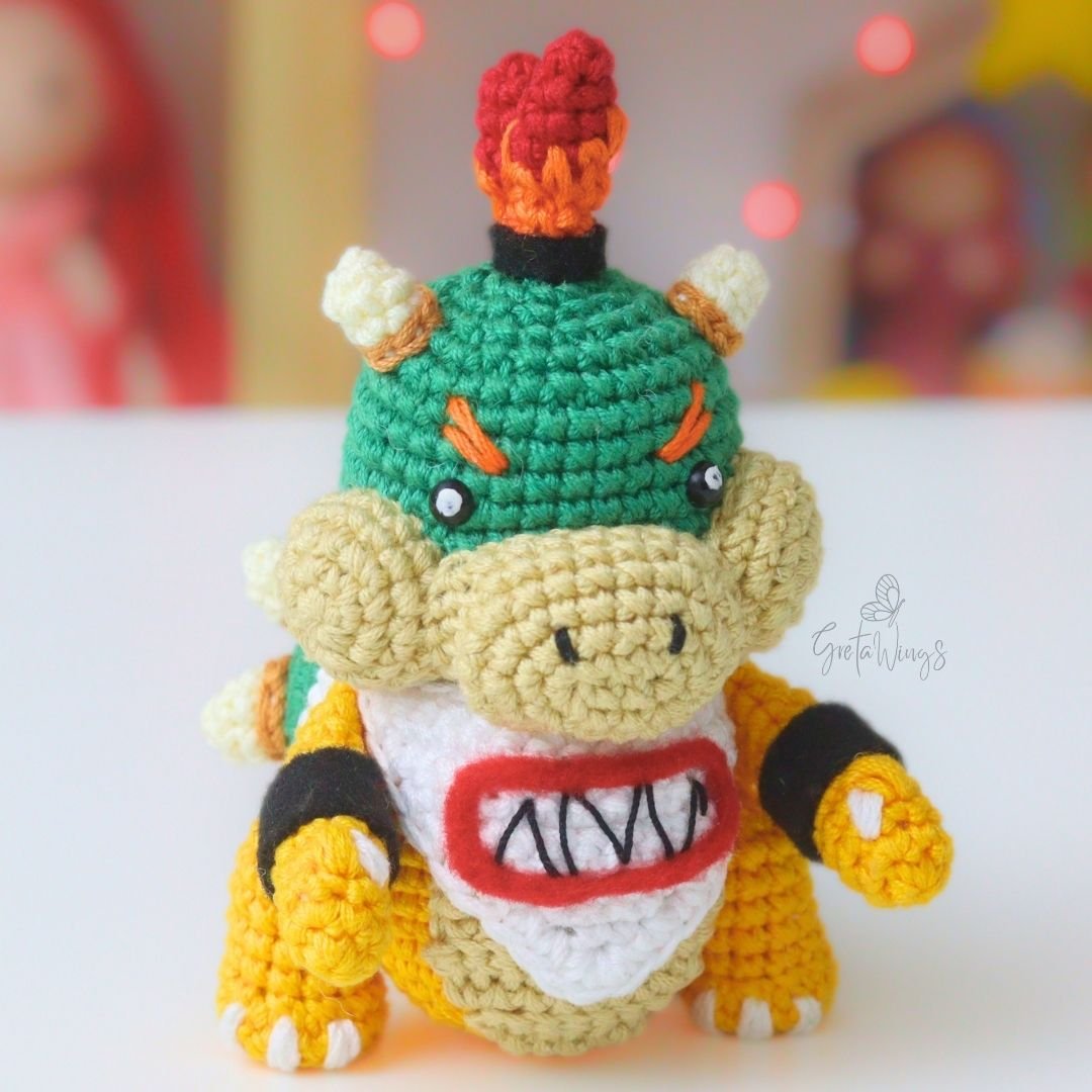 COMBO: Patrones de Amigurumi de Bowser y Bowser Jr. | Pack de Crochet product image (2)