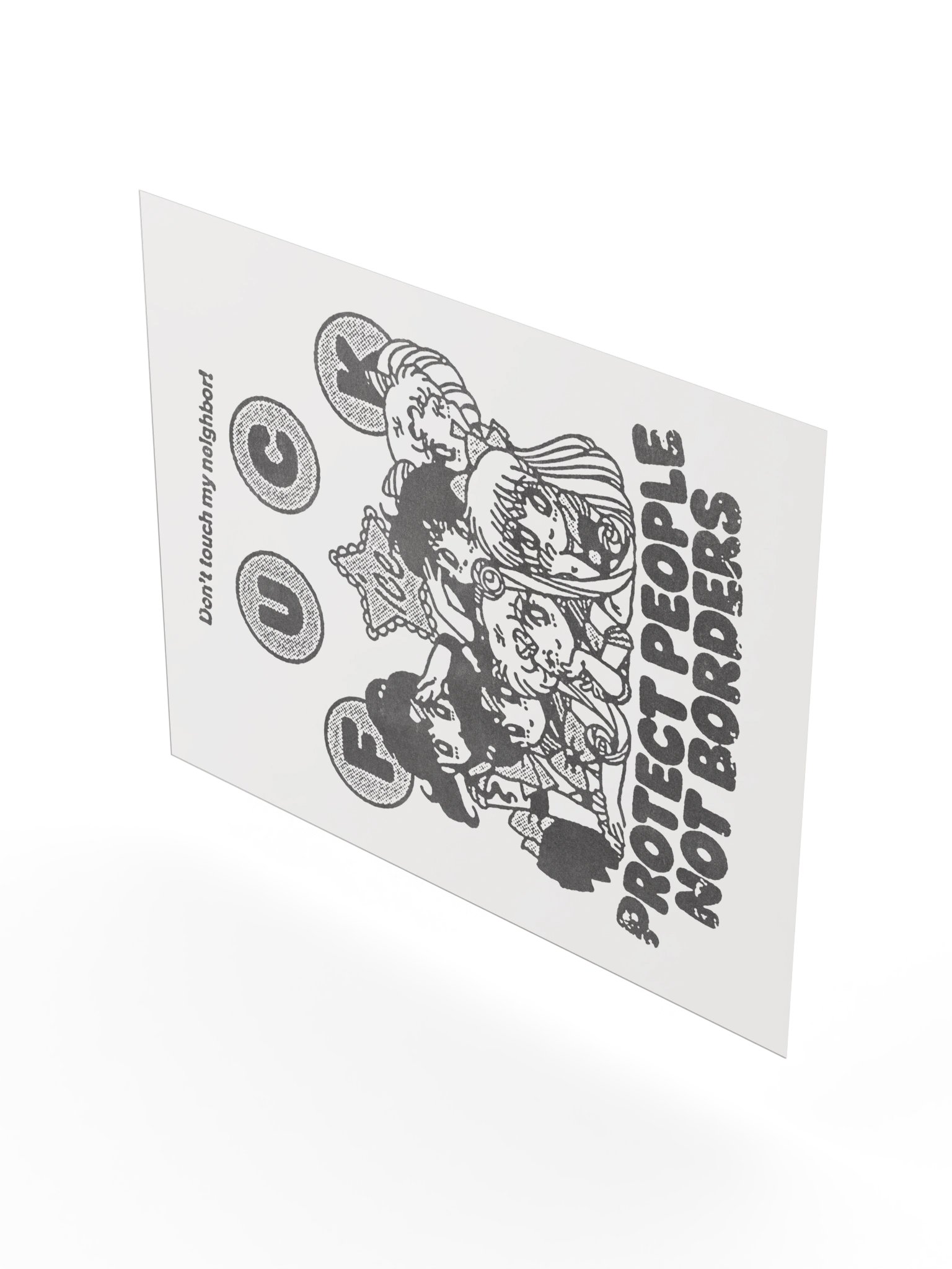 PROTECT PEOPLE ! Art Print. product image (8)