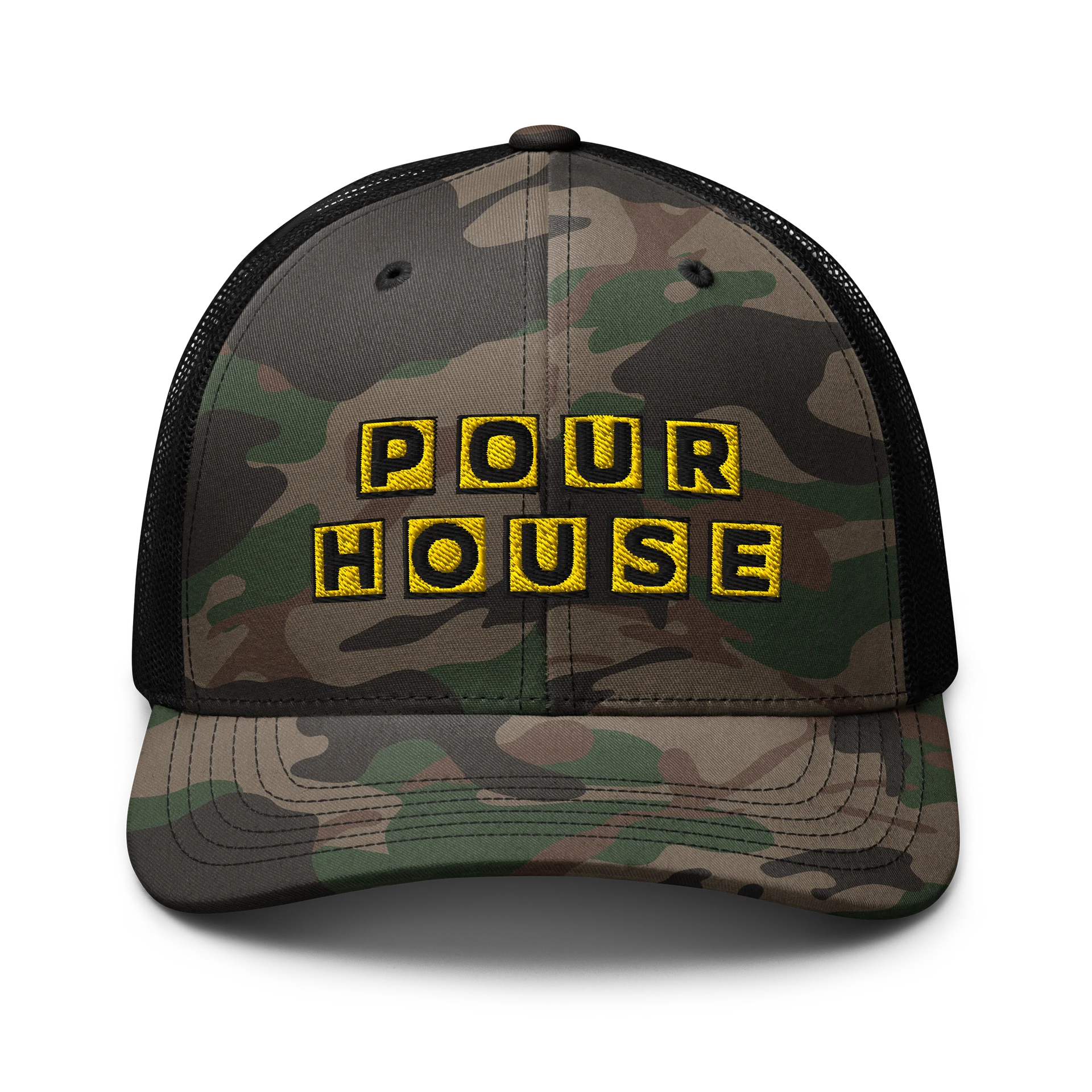 POUR HOUSE Camo Trucker Hat product image (1)