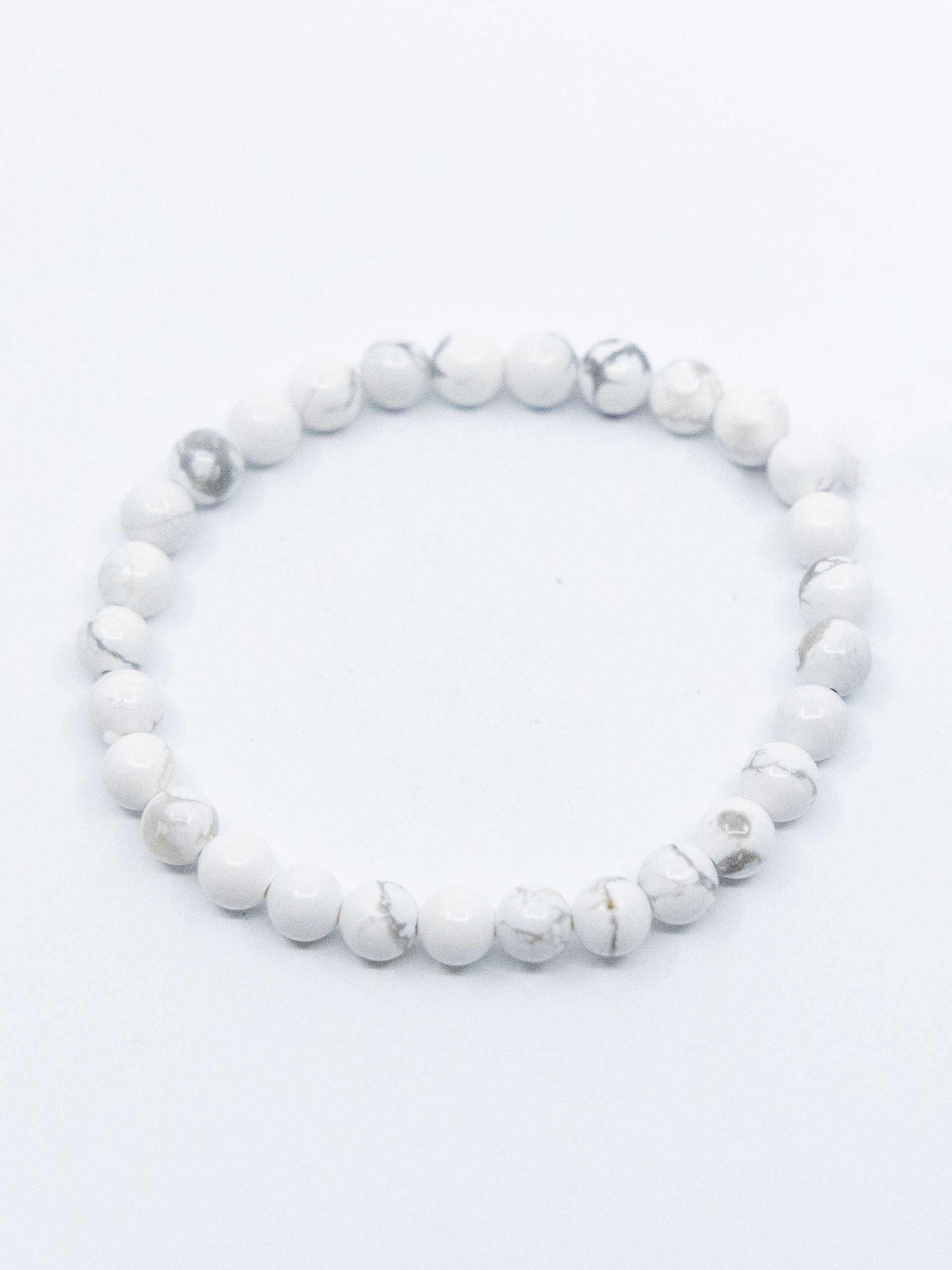 Howlite Bead Bracelet product image (1)