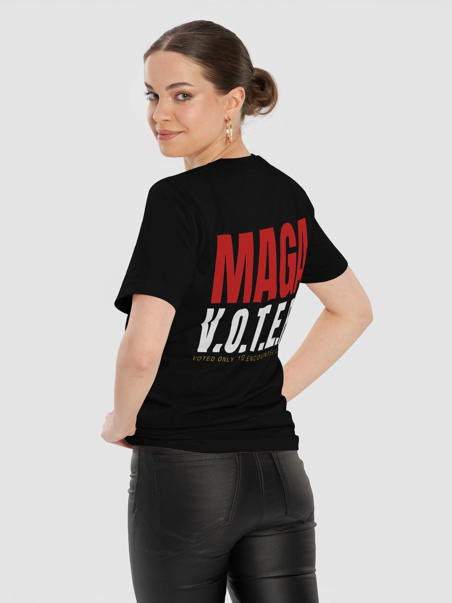 MAGA V.O.T.E.R. — Bold Tee (Back Print) product image (12)