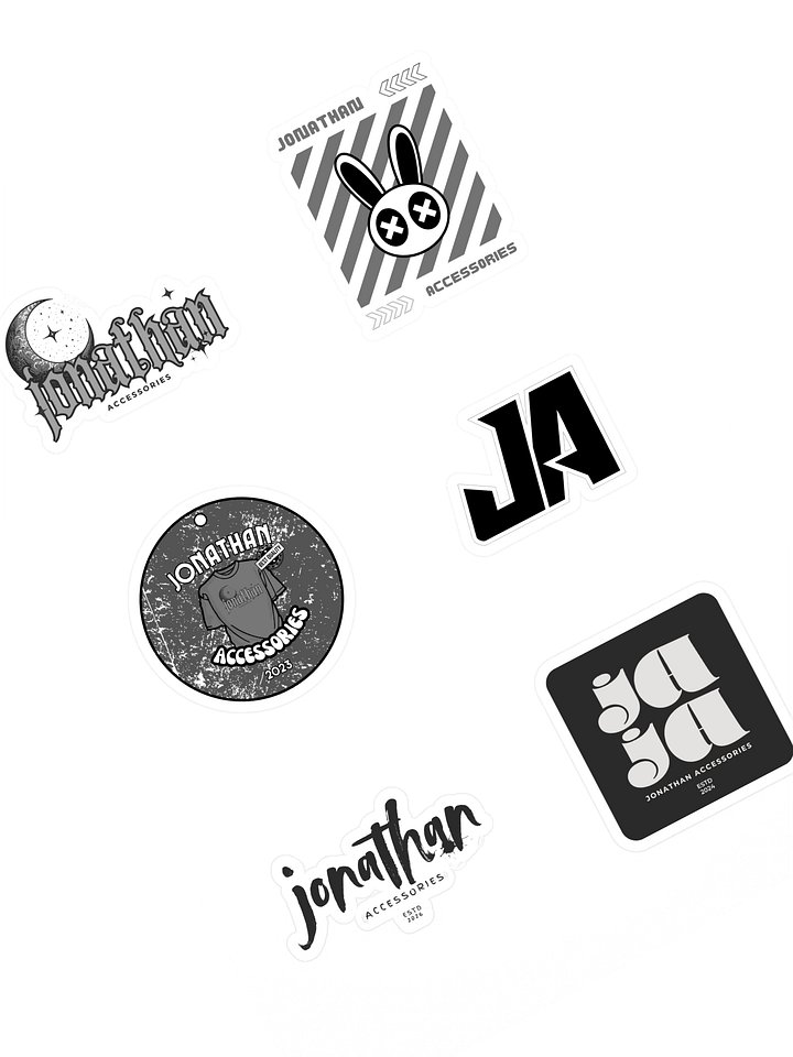 Jonathan Accessories Logo Sticker Sheet Set product image (1)