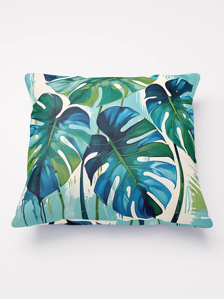 Blue Tropical Monstera Abstract Leaves product image (2)