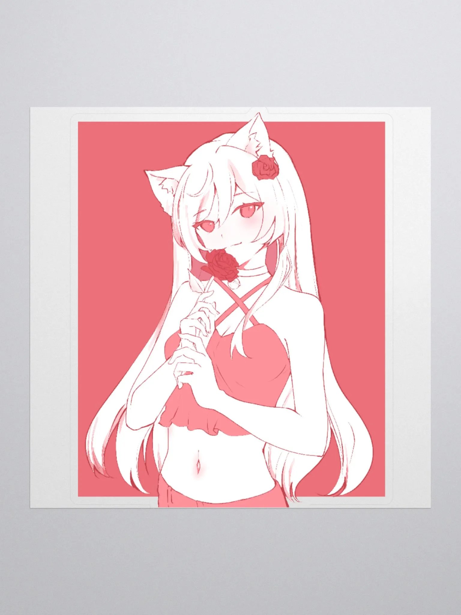 Red Rose Kyo Sticker product image (2)