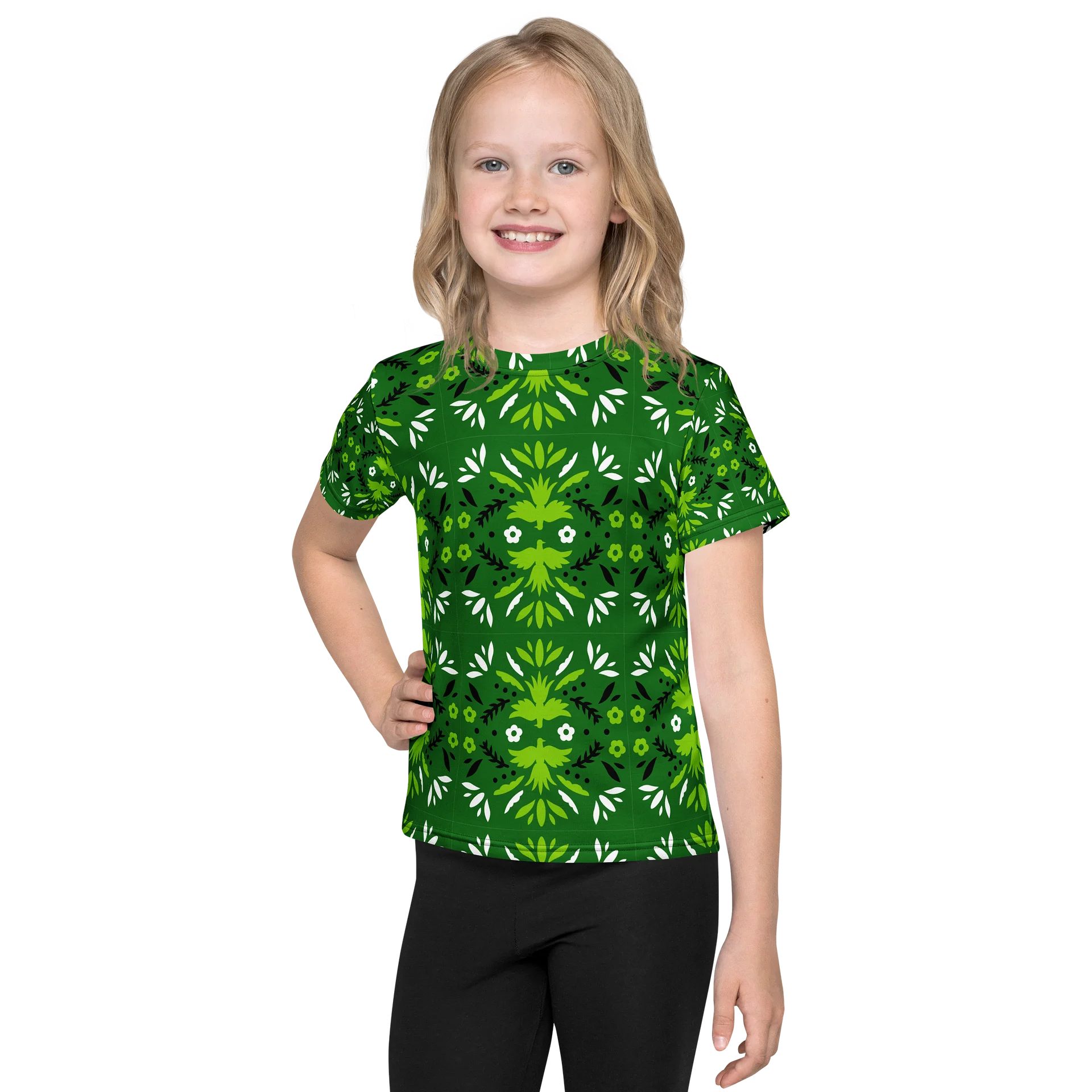 All-Over Print Kids Crew Neck T-Shirt product image (1)