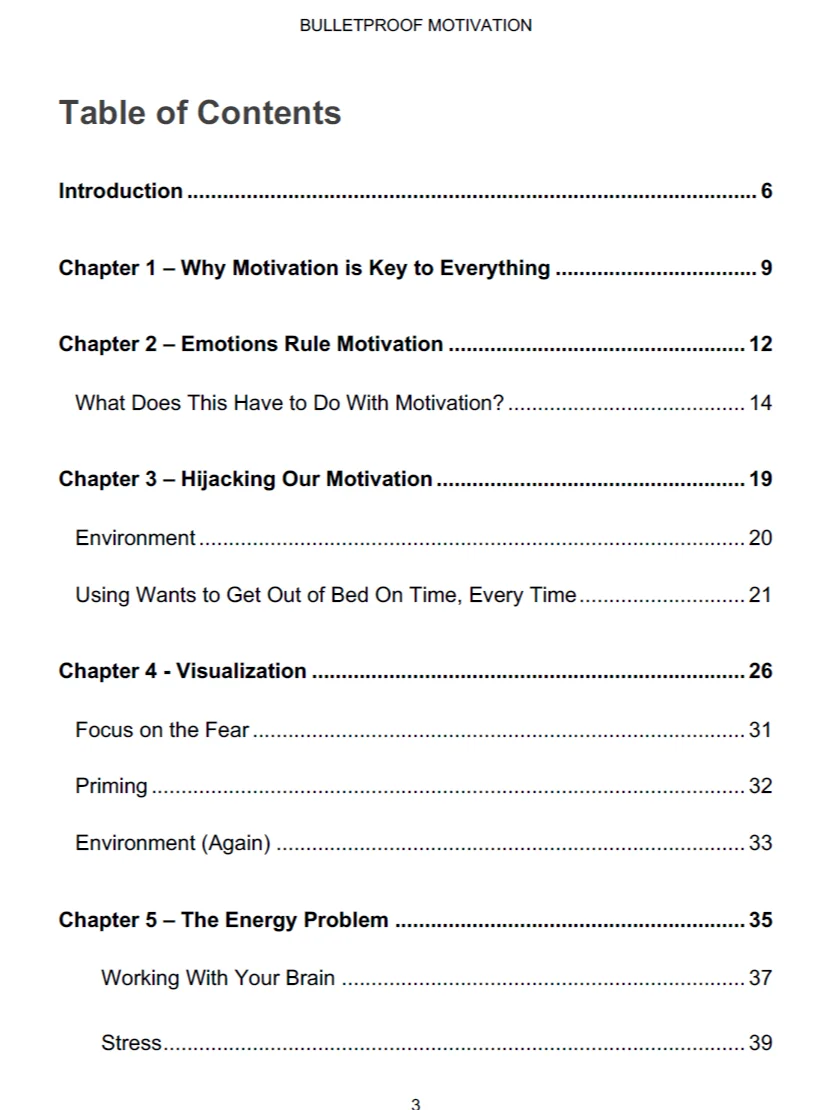 Bulletproof Motivation eBook product image (2)
