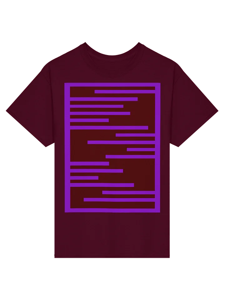 Abstract Bar Pattern Streetwear T-Shirt product image (1)