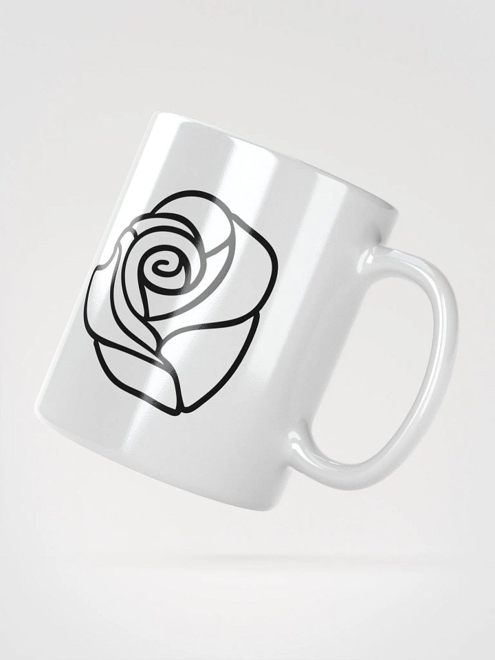 White Rose ceramic mug - B product image (2)