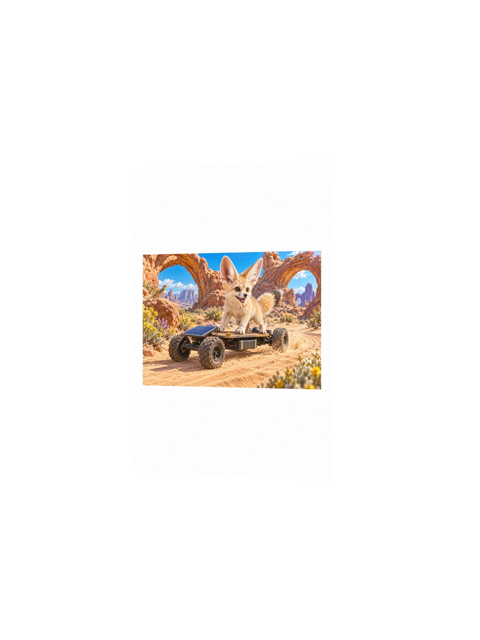 Solar Sprint Small Art Print product image (2)