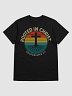 Rooted in Christ T-Shirt – Christian Cross Vintage Sunset Graphic Tee