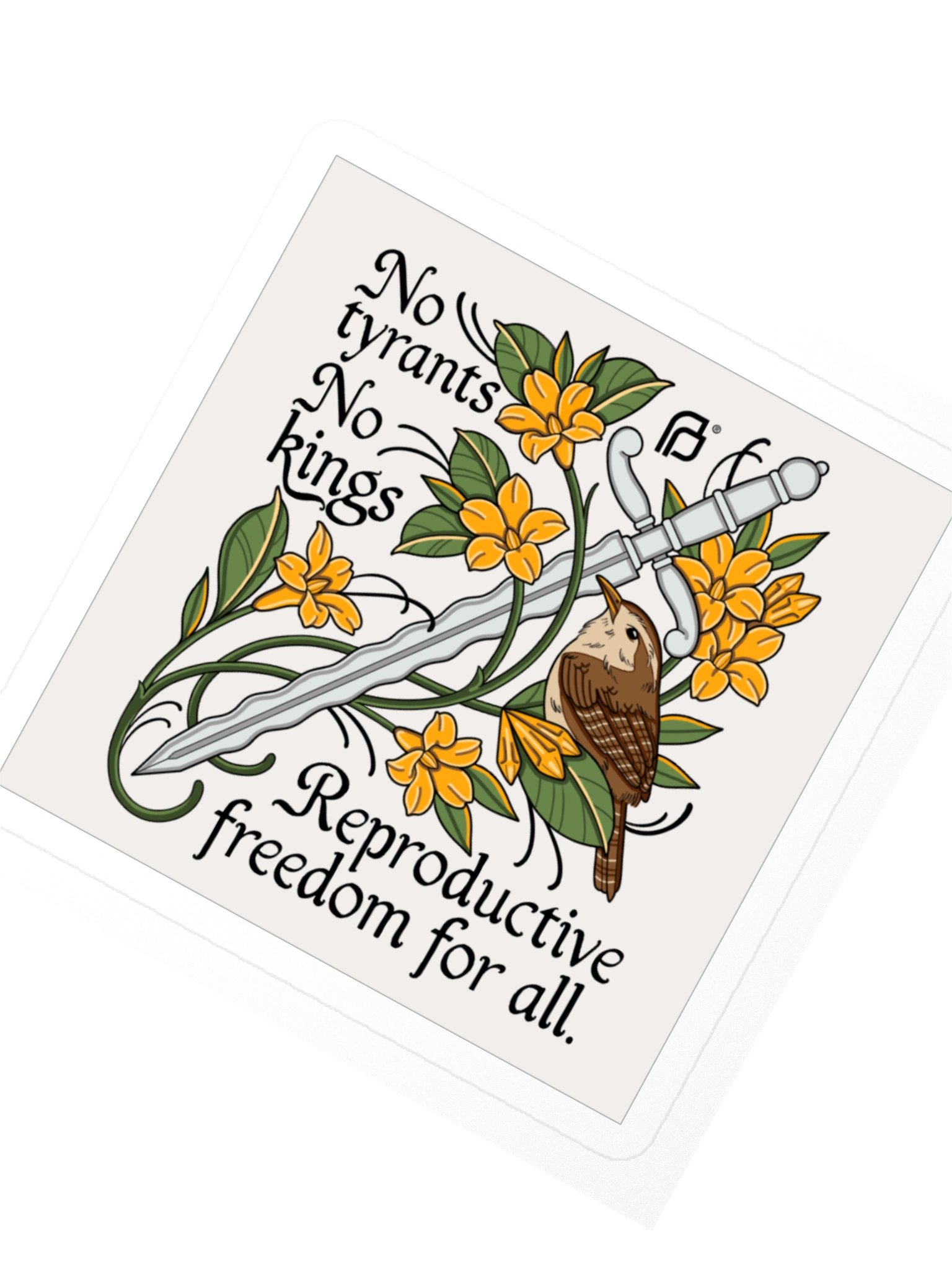 No Tyrants, No Kings Sticker — South Carolina product image (2)