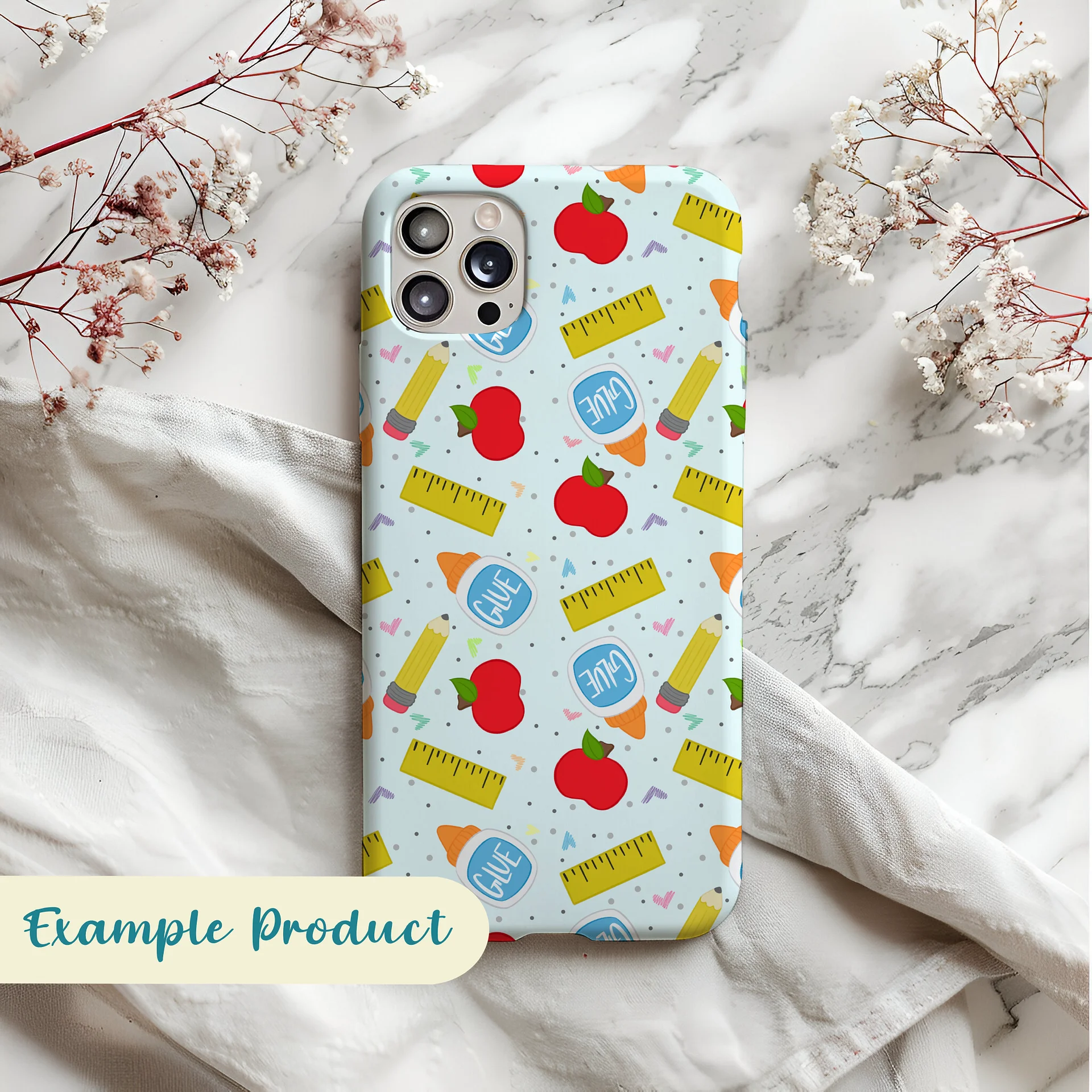 School Supplies Seamless Pattern product image (4)