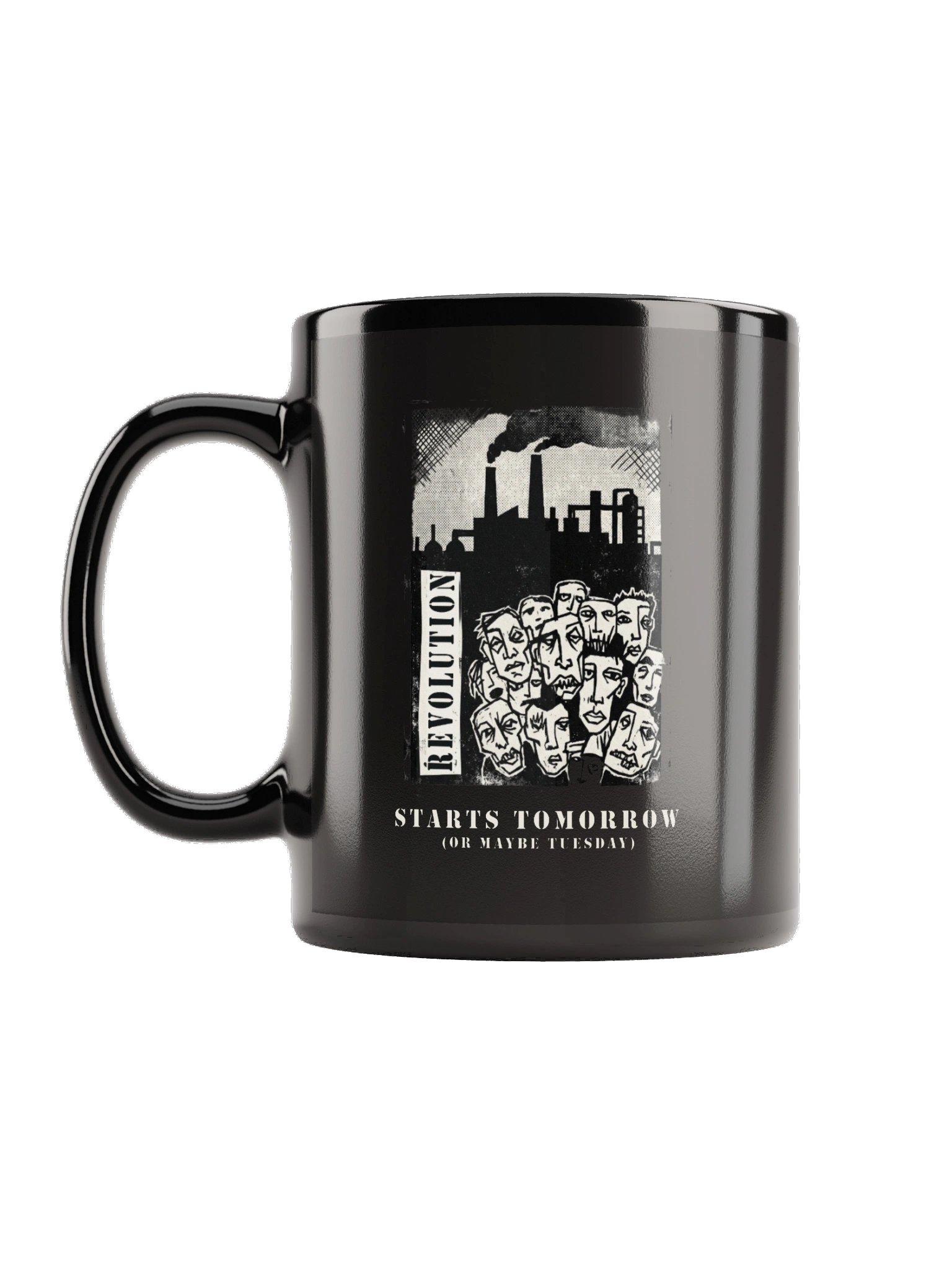 Revolution Tomorrow Black Mug product image (1)