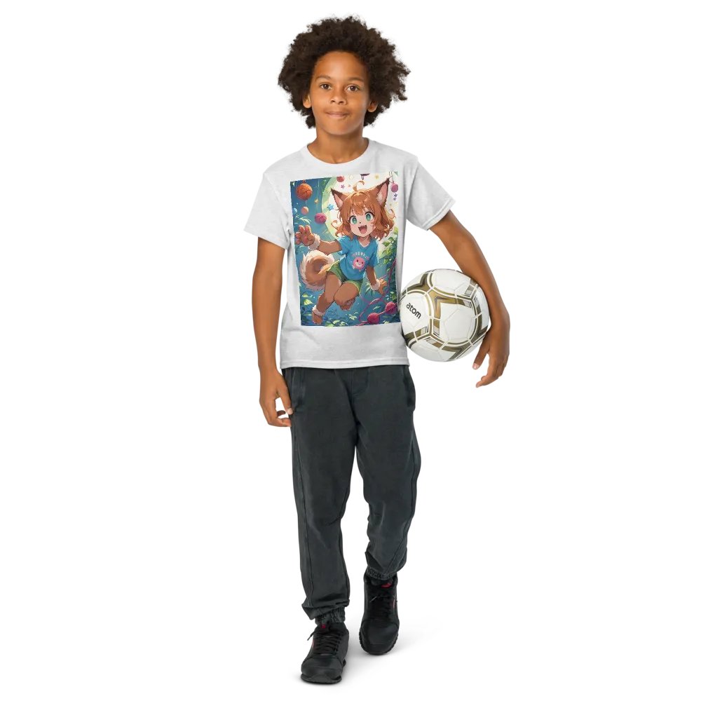 Animated Cat Girl Youth T-Shirt product image (73)