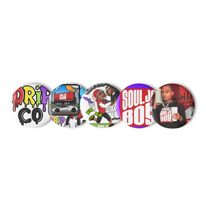 SOULJABOYDRIPCO Pin Set product image (1)