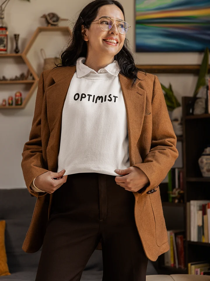 “OPTIMIST” My Vibe Crewneck Sweatshirt product image (1)