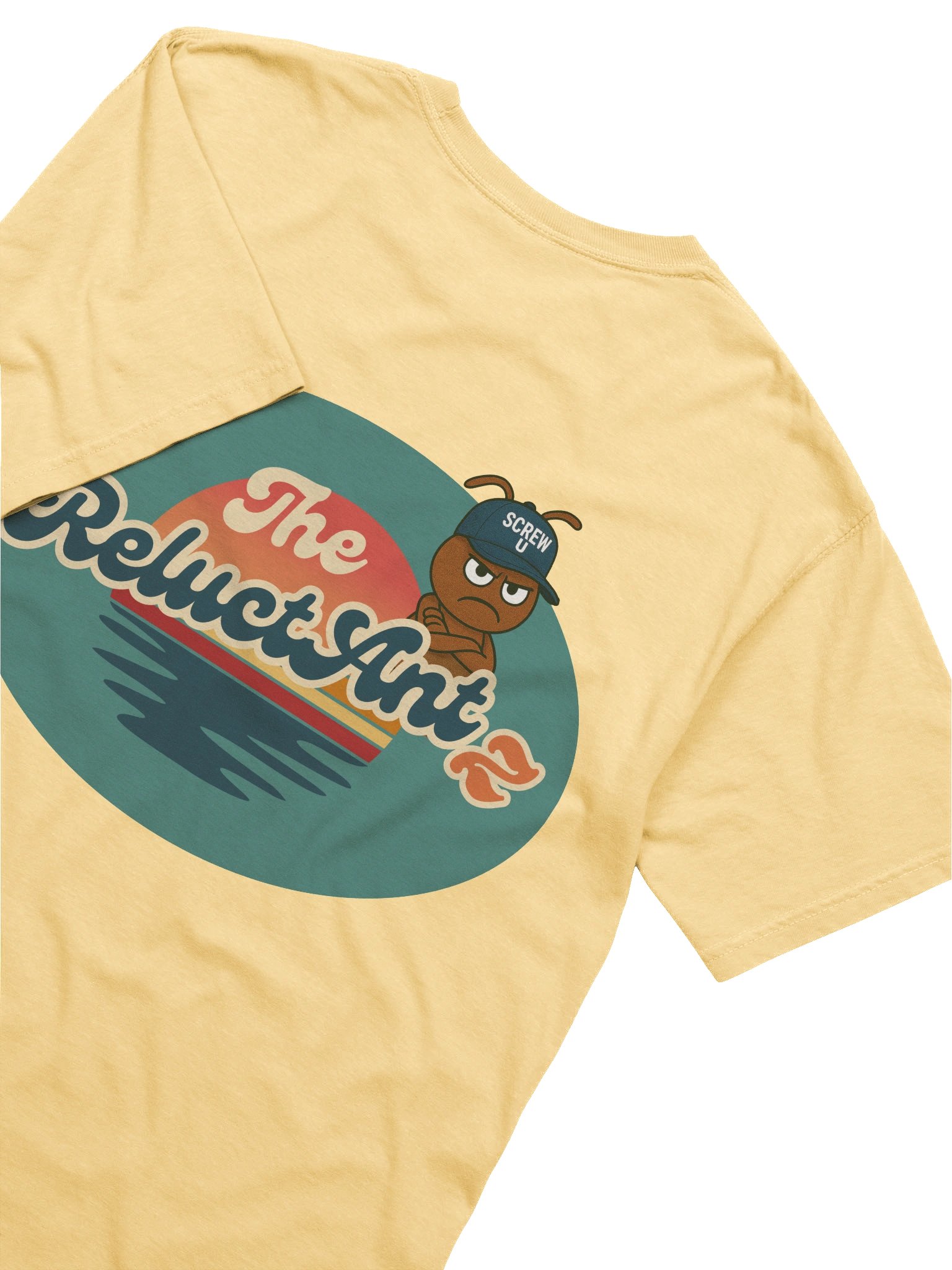 Screw U T-Shirt by The ReluctAntz – Butter product image (6)