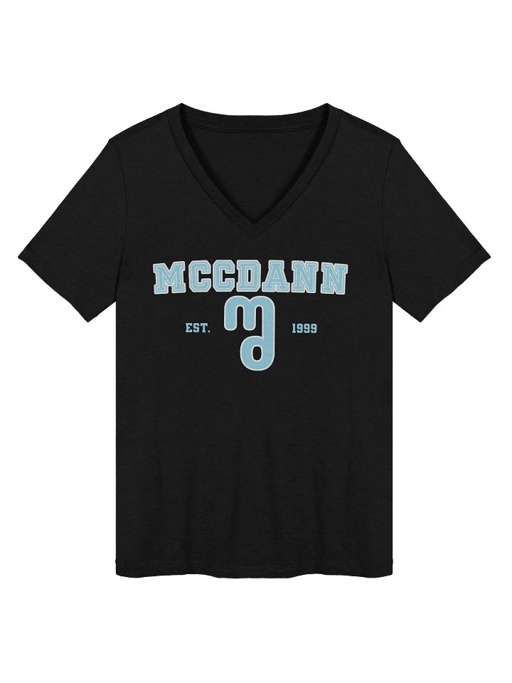 MccDann Collegiate Women's V-Neck T-Shirt product image (1)