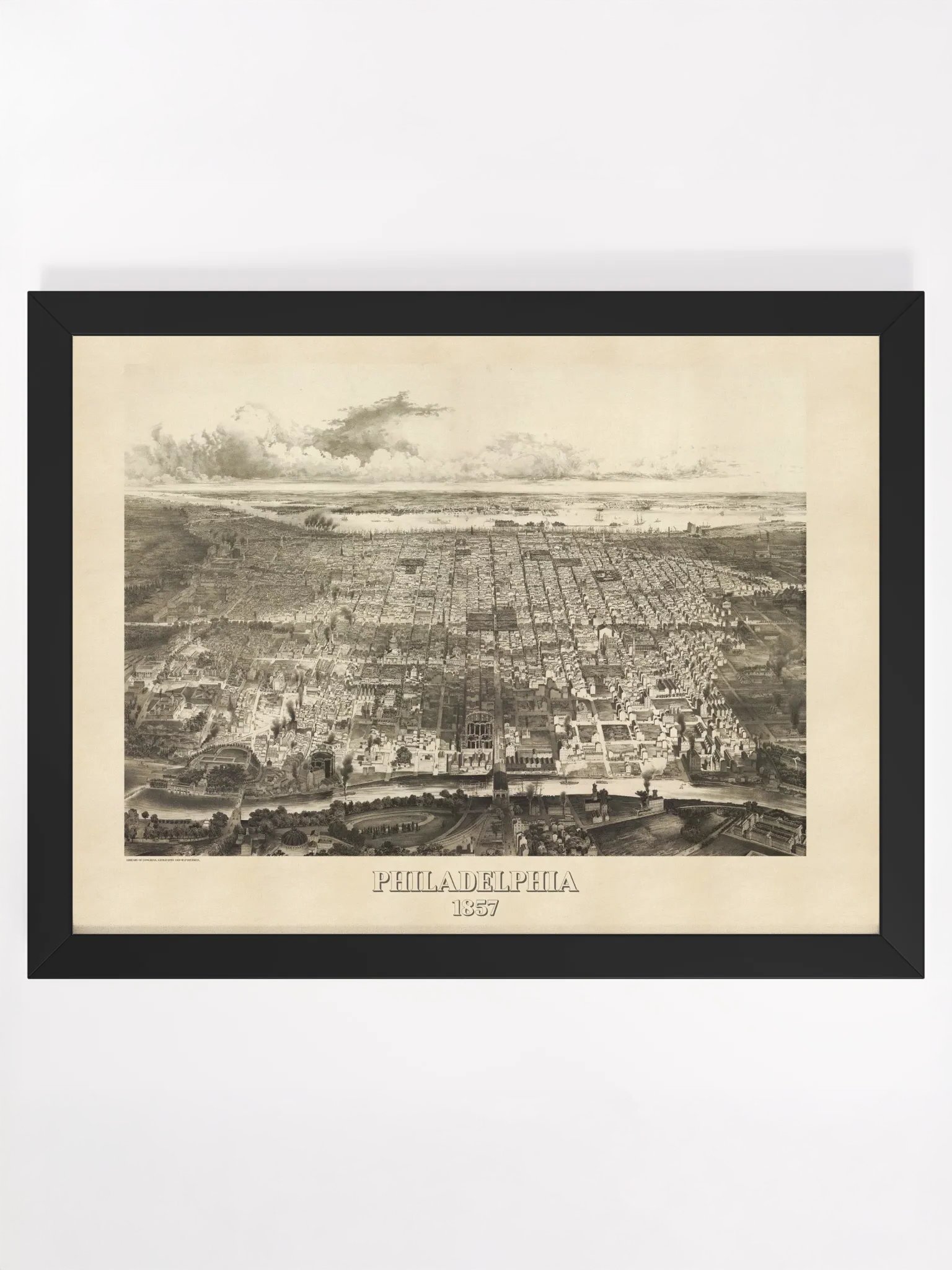 Philadelphia 1857 (Framed Poster Print) product image (1)
