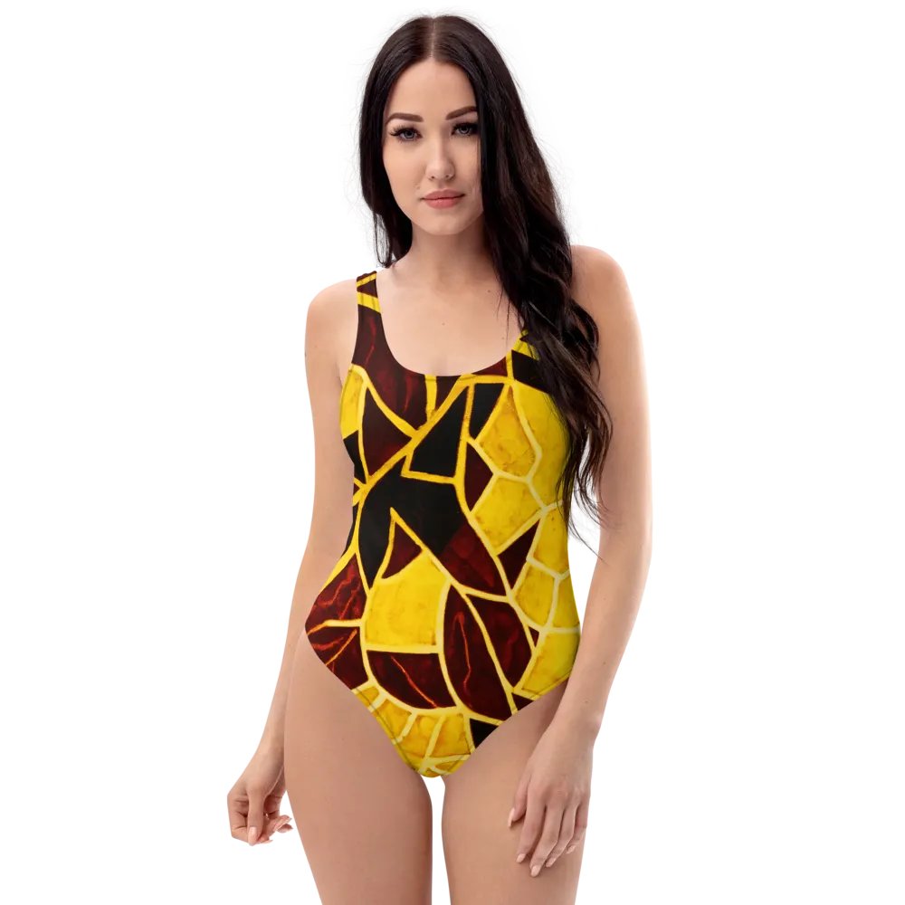 Abstract Leaves Swimsuit product image (1)